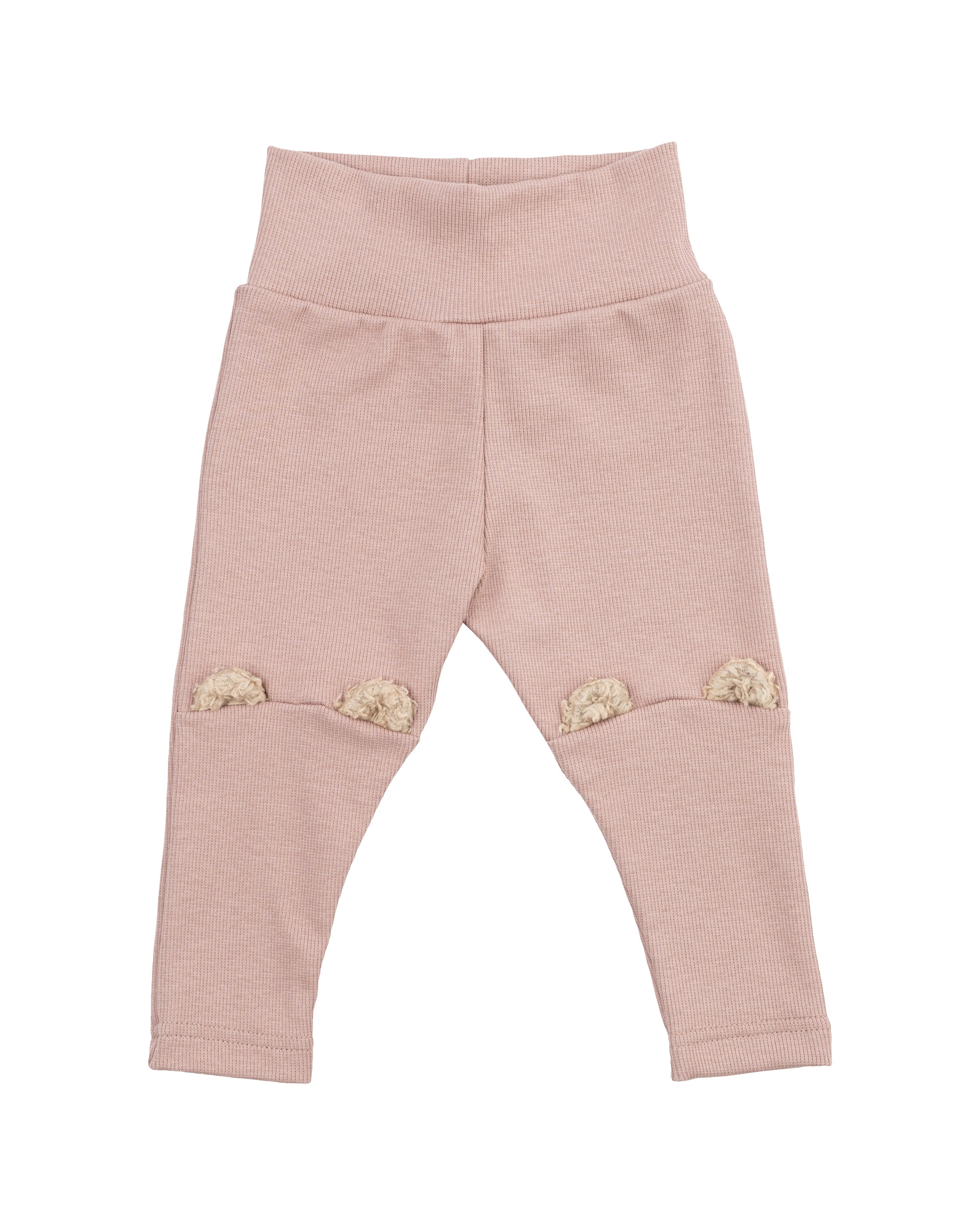 Woolly Organic Baby Leggings teddy ears cotone organico bimbo