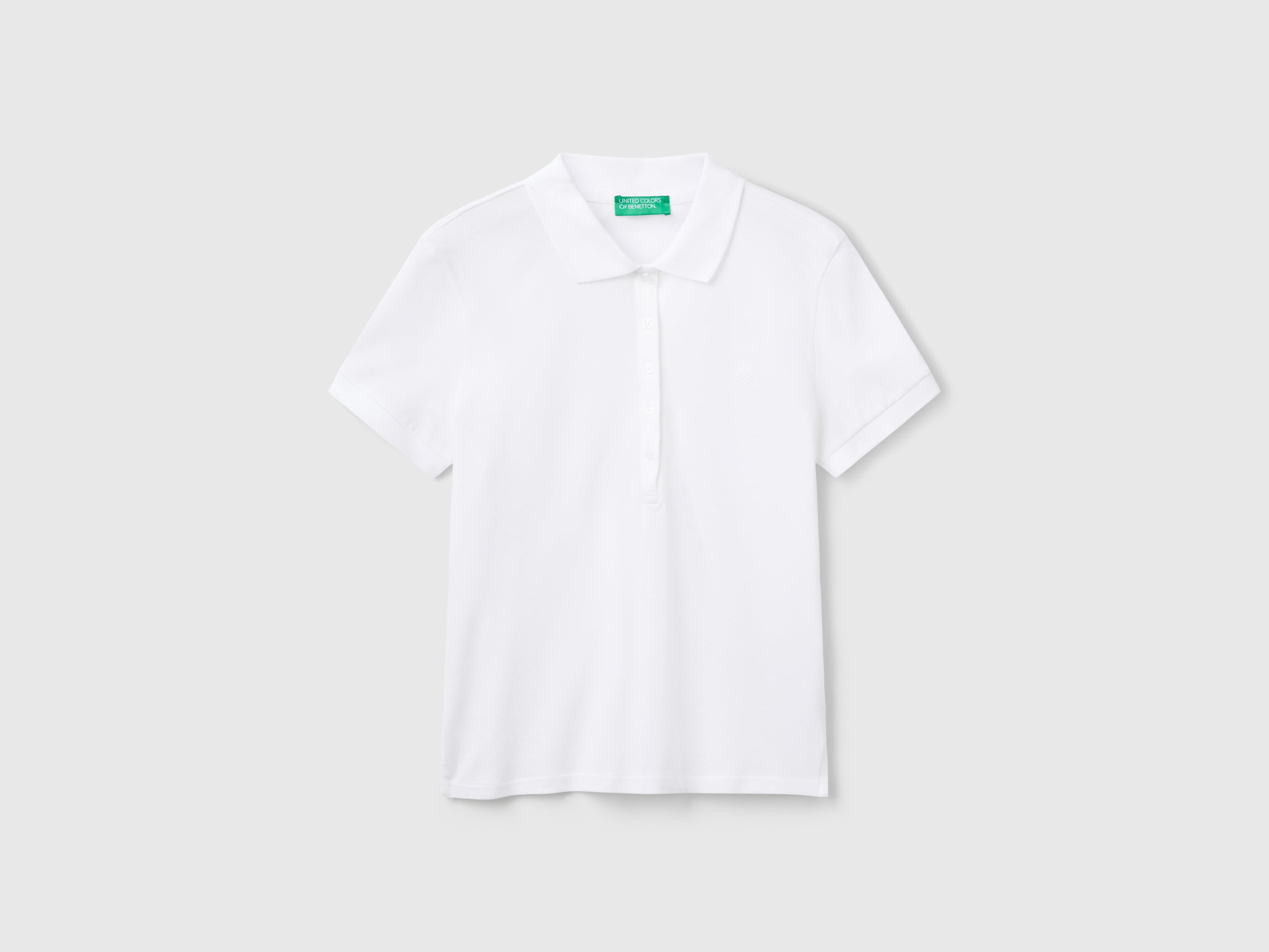 Benetton Polo slim piquet cotone elasticizzato XXS