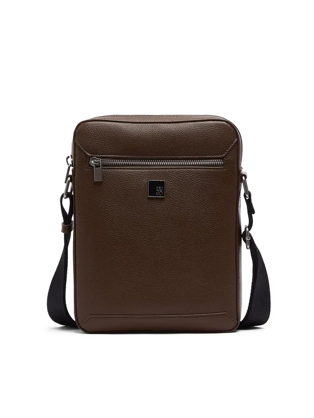 Liu Jo Borse Borsello a Tracolla Marrone Scuro 20x26 cm Zip