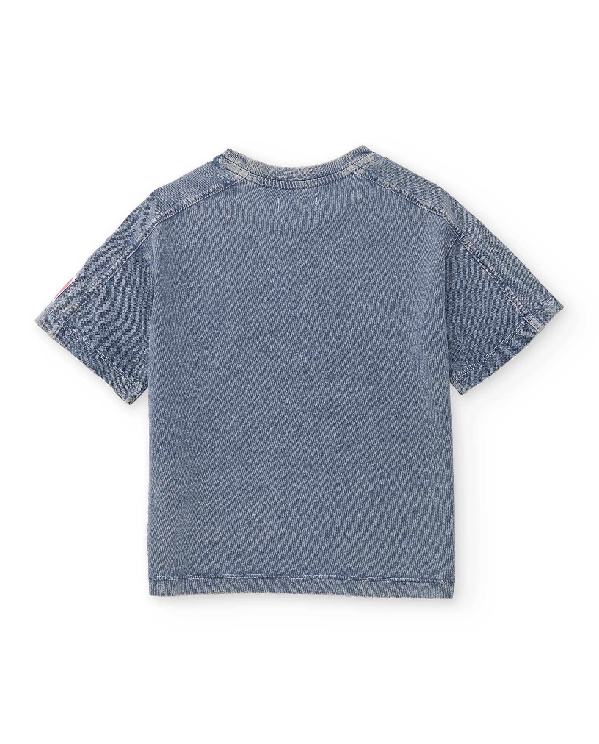 TucTuc Magliette t-shirt bambino blu lavato manica corta