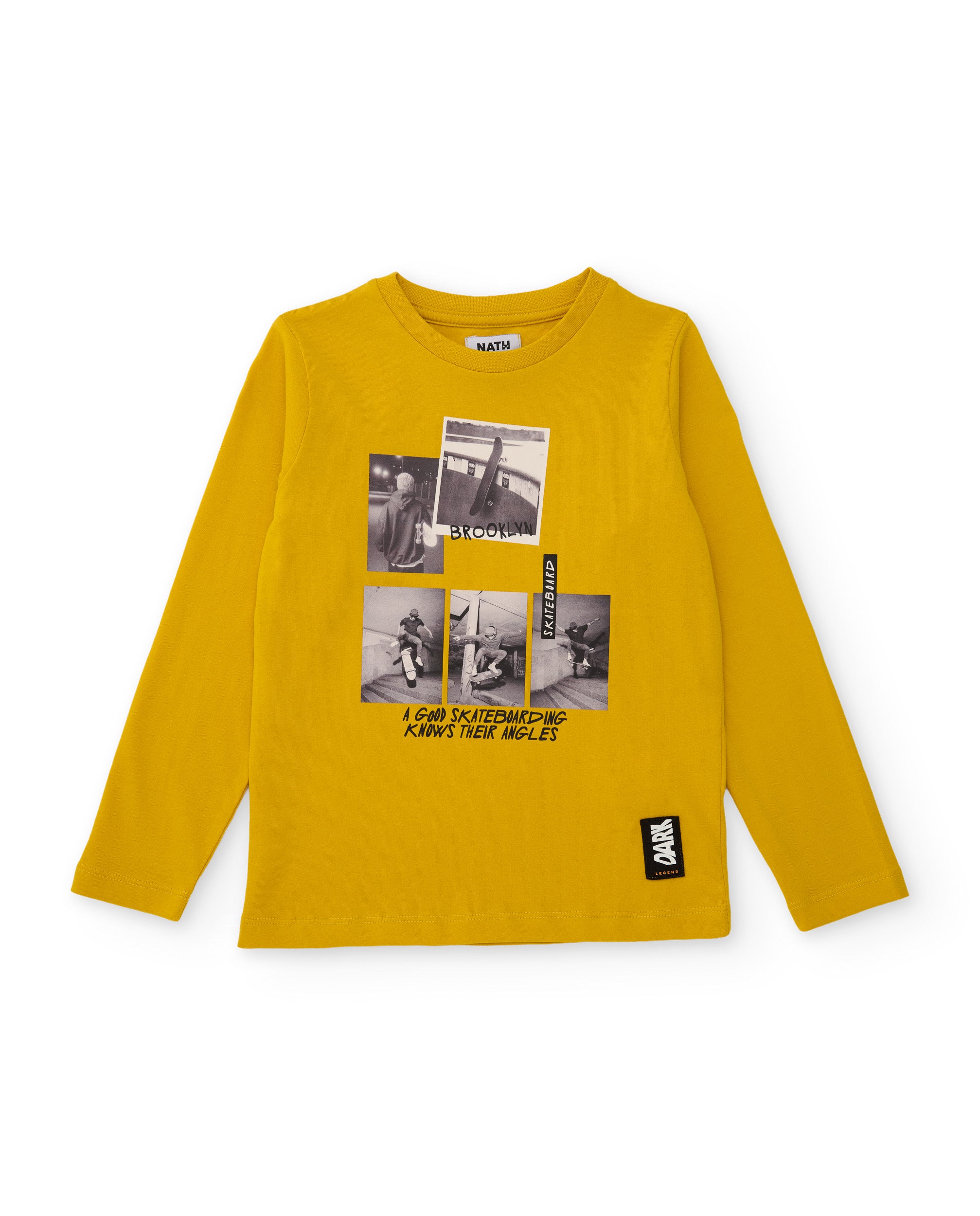 TucTuc Magliette maglia bimbo gialla stampa urbana
