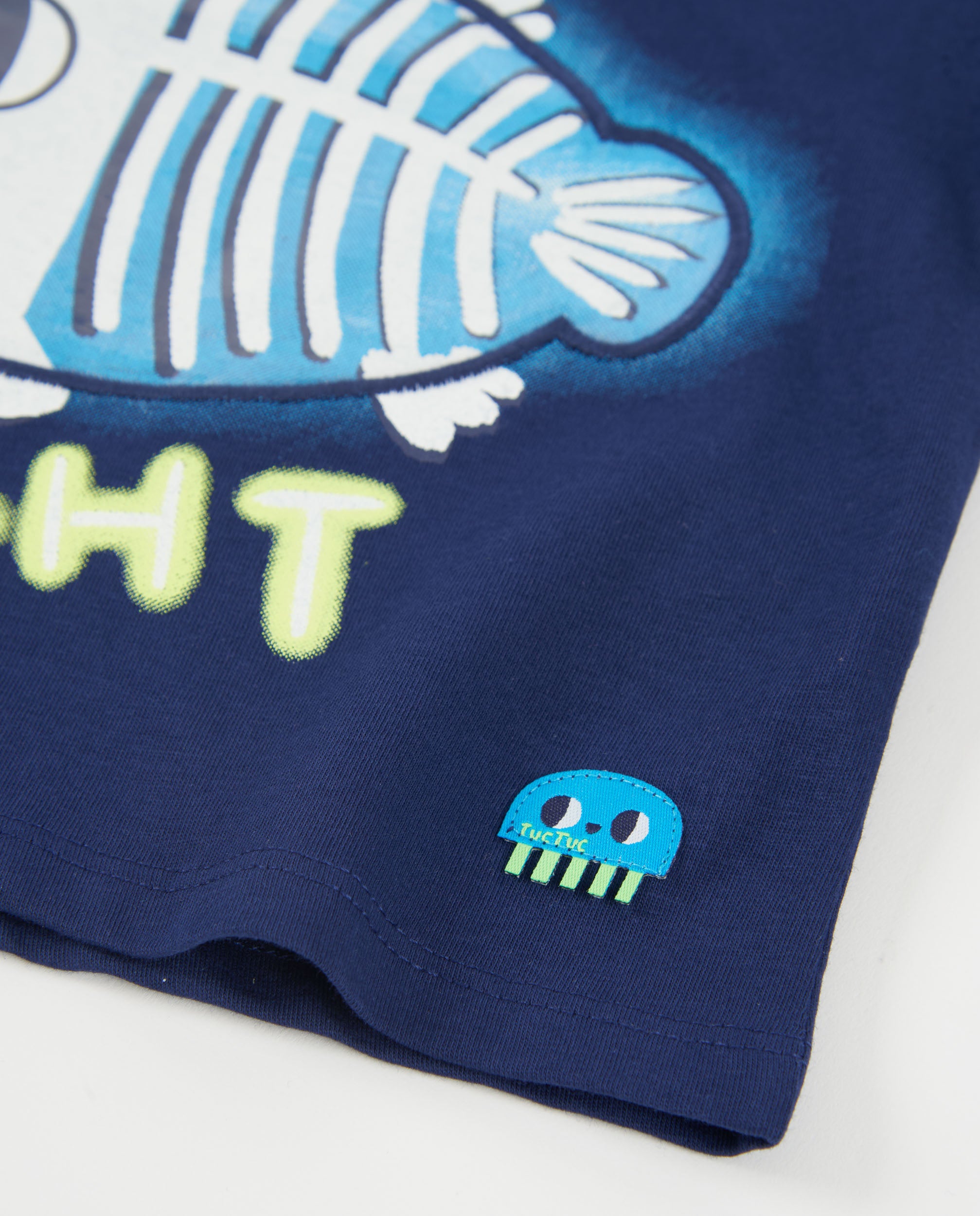 TucTuc Magliette t-shirt bimbo marina navy cotone