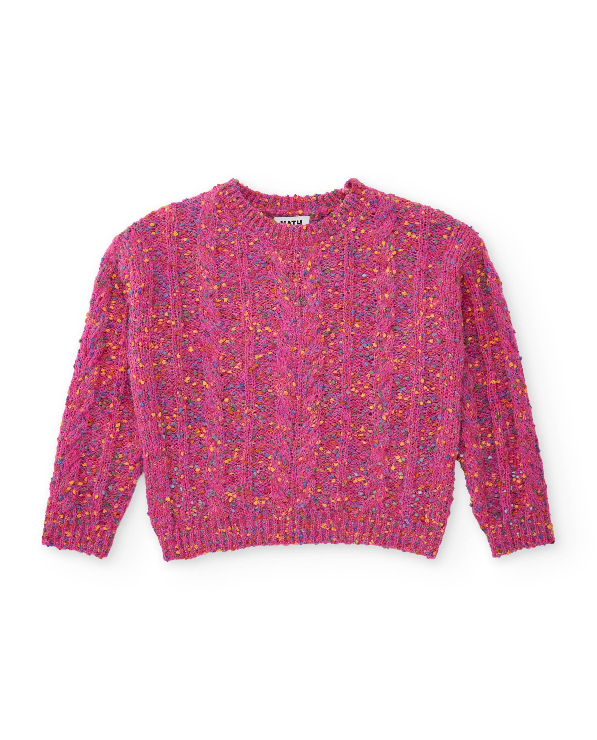 TucTuc Maglioni maglione bambina fucsia multicolore tricot