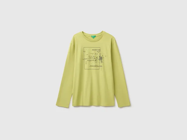 United Colors of Benetton t-shirt cotone bio stampata taglia S-XXXL