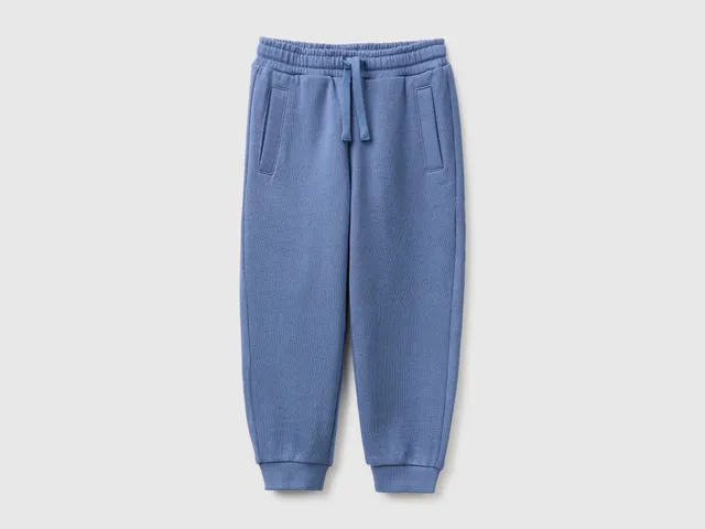 Benetton joggers felpa cotone bio bimbo taglia 104