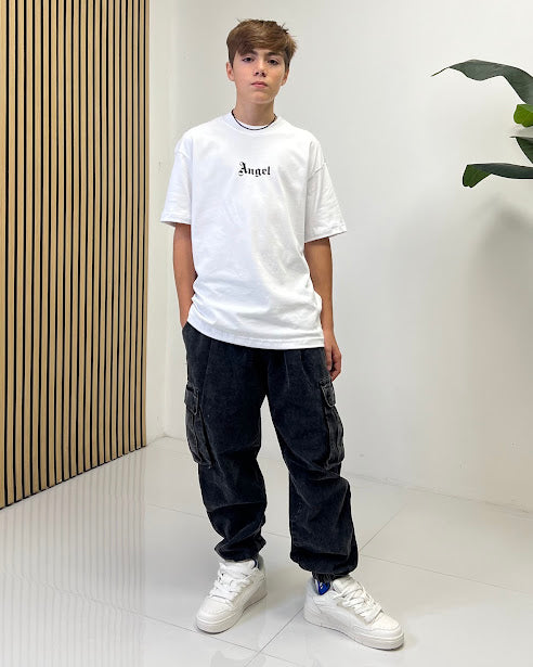 Sottosopra TO1100 t-shirt stampa ali bianca 10 anni