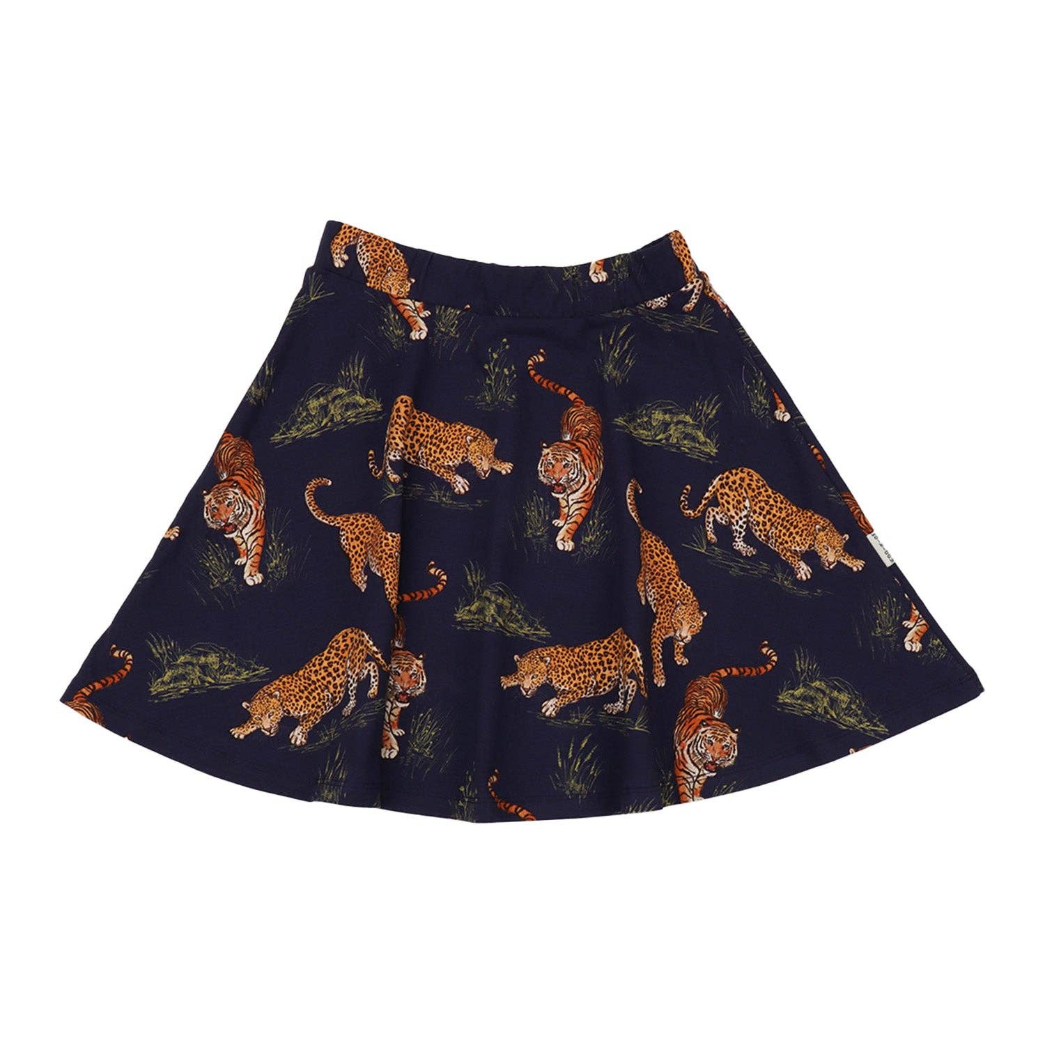 Walkiddy gonna Tigri e Leopardi cotone biologico 4-5 anni