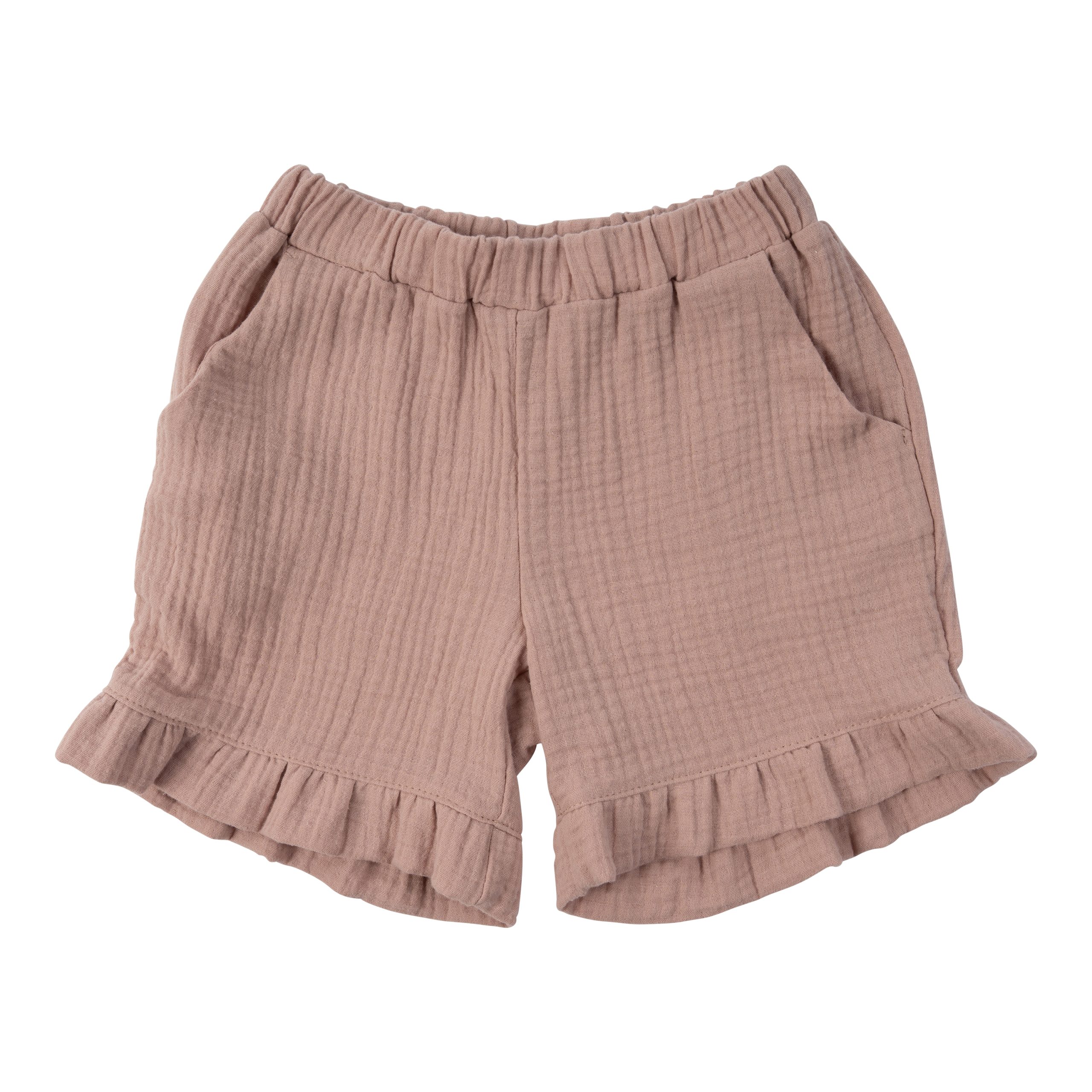 Woolly Organic Muslin Girls Shorts GOTS SS26 pantaloncini cotone