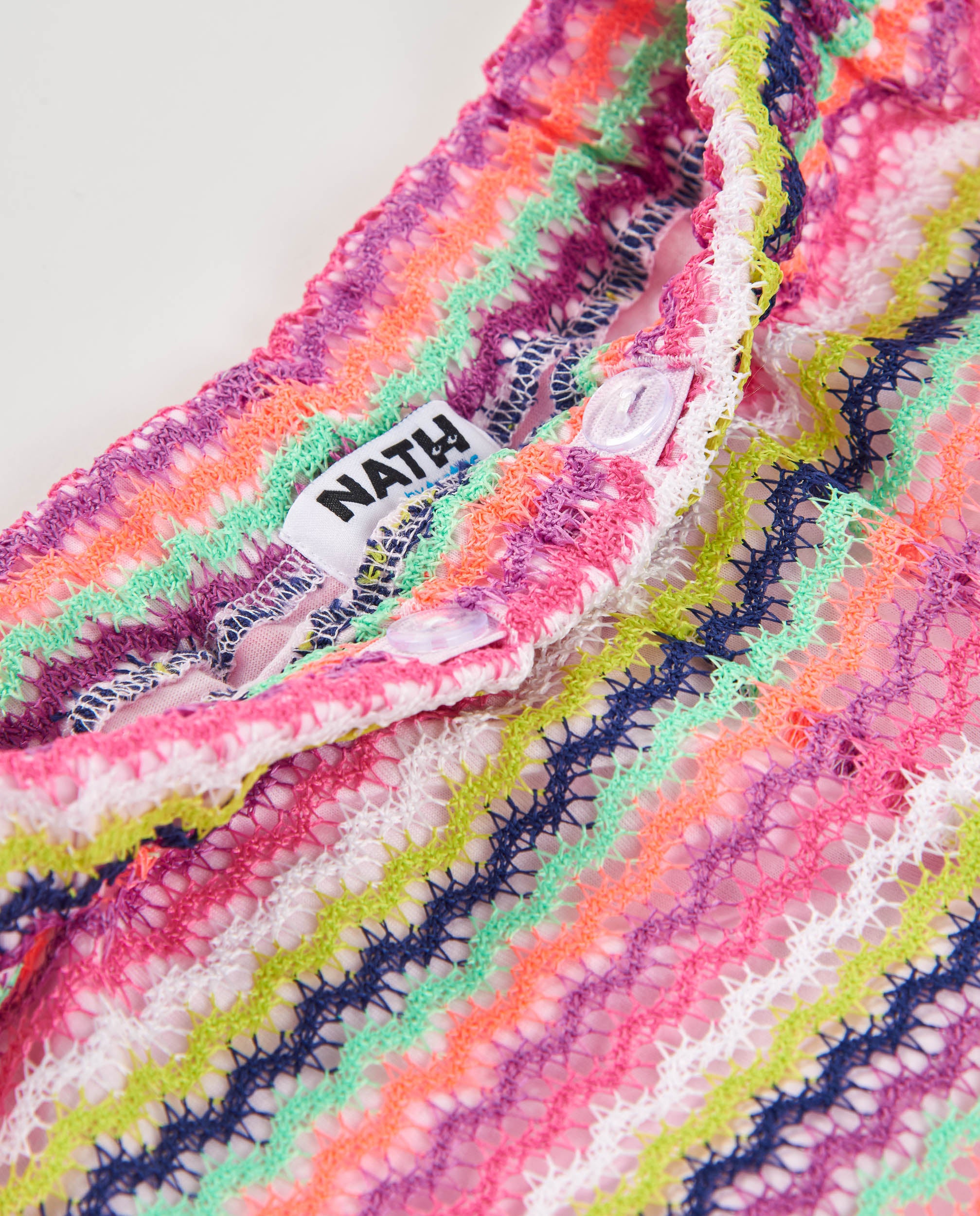TucTuc Pantaloni Maglia Zig Zag Rosa Bambina