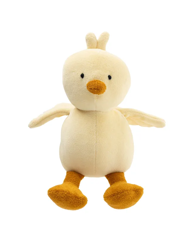 Woolly Organic Soft Toy Chick peluche pulcino cotone organico
