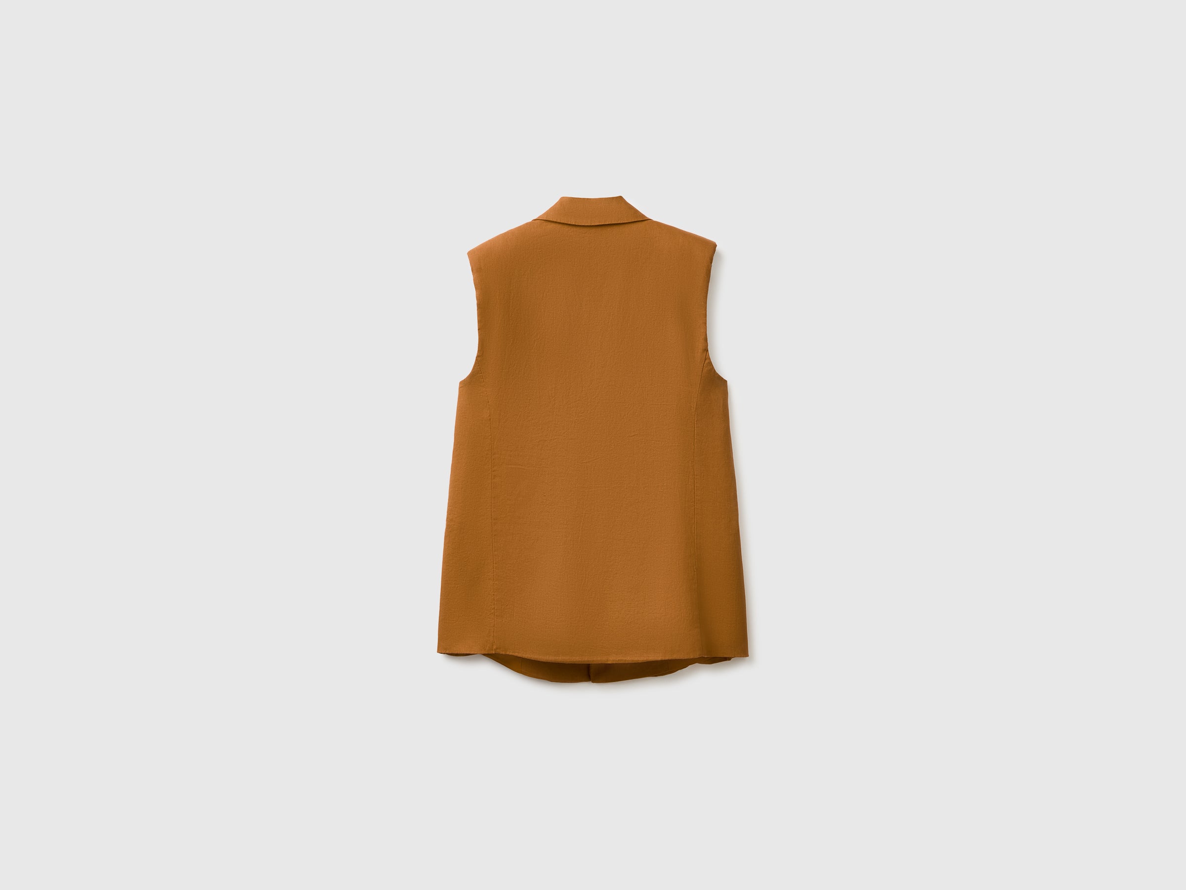 United Colors of Benetton Gilet Lungo Lino Puro Smnicato 38-46