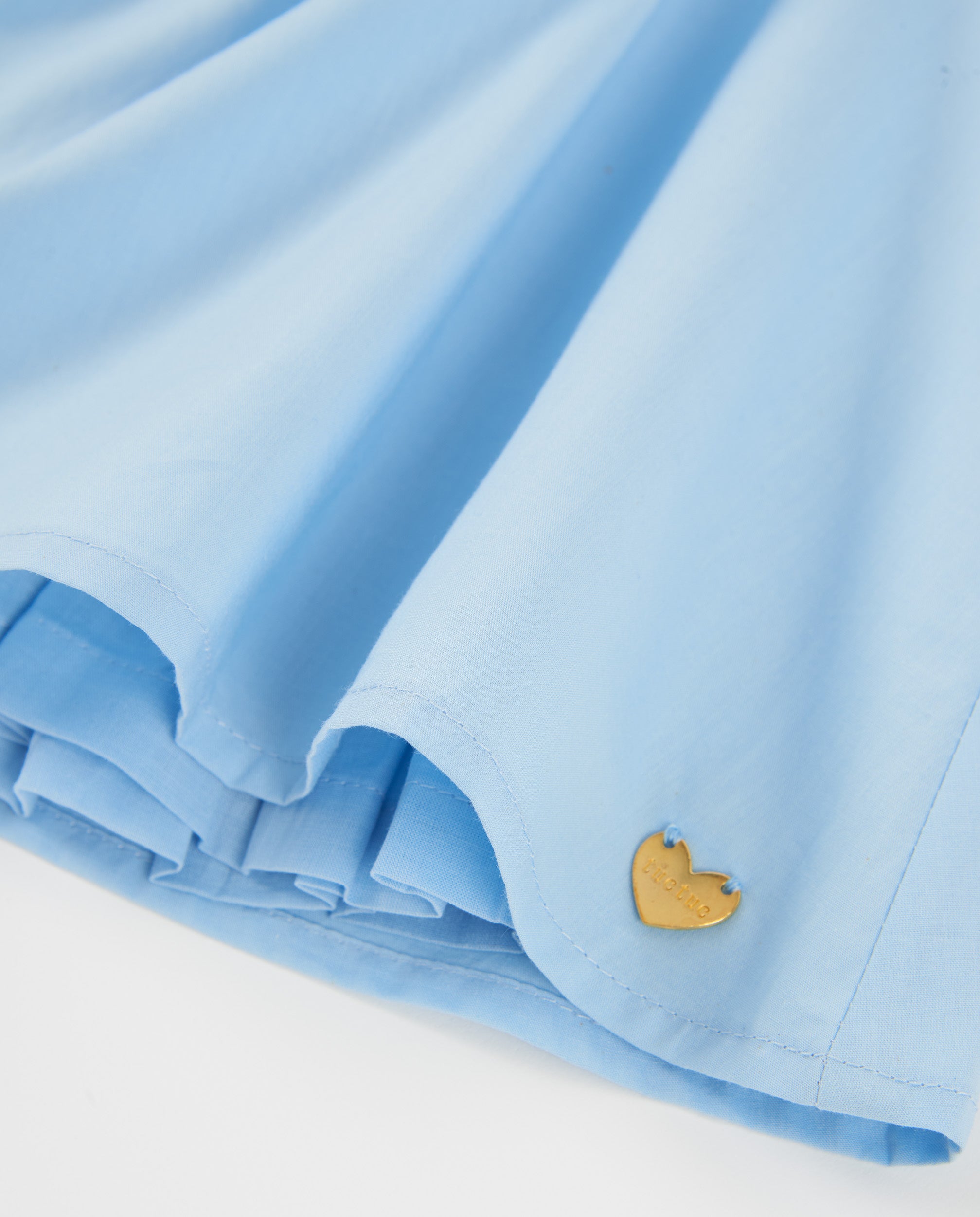 TucTuc Vestiti Vestito Bambina Celeste Fiore 12M-10A