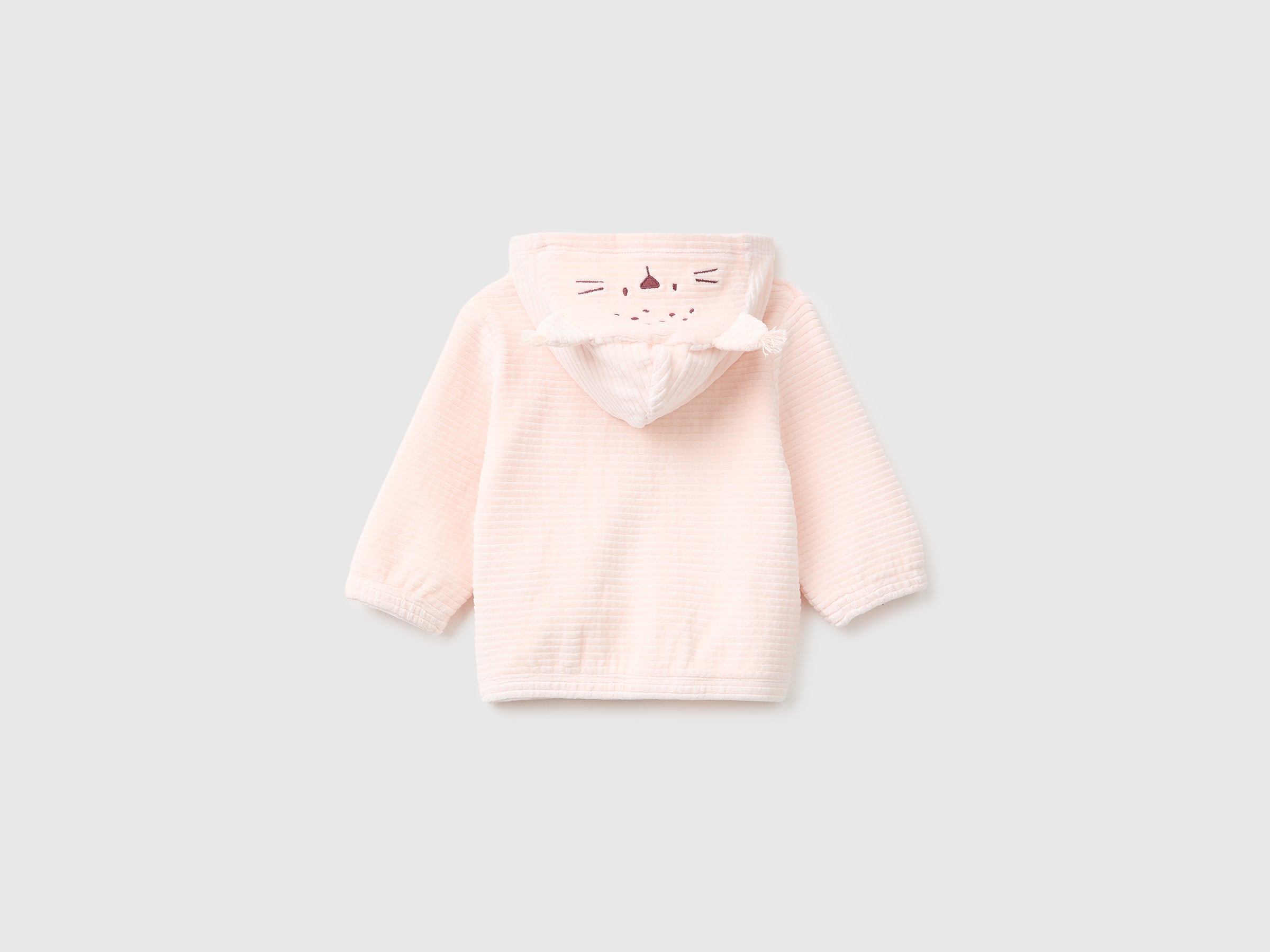 United Colors of Benetton Felpa Neonato Chenille Cappuccio