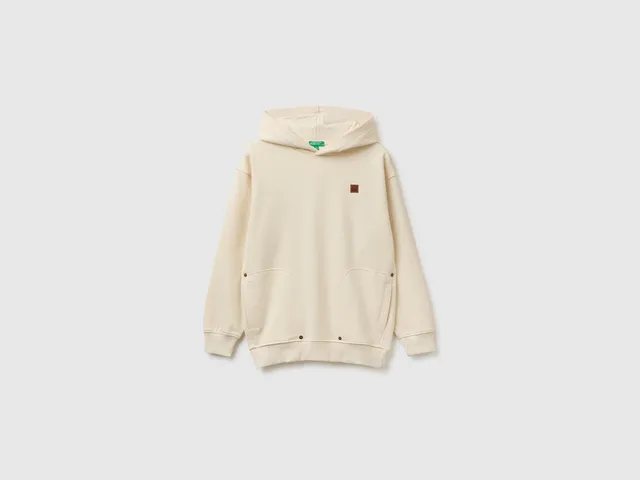 United Colors of Benetton Sweatshirts Oversized felpa cappuccio M