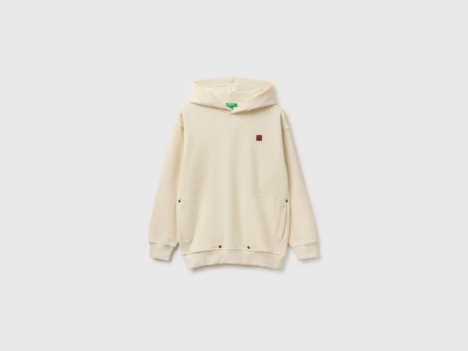 United Colors of Benetton Sweatshirts Oversized felpa cappuccio M