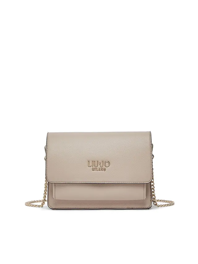 Liu Jo Borse Borsa a Tracolla Media Beige Micro Bottalato