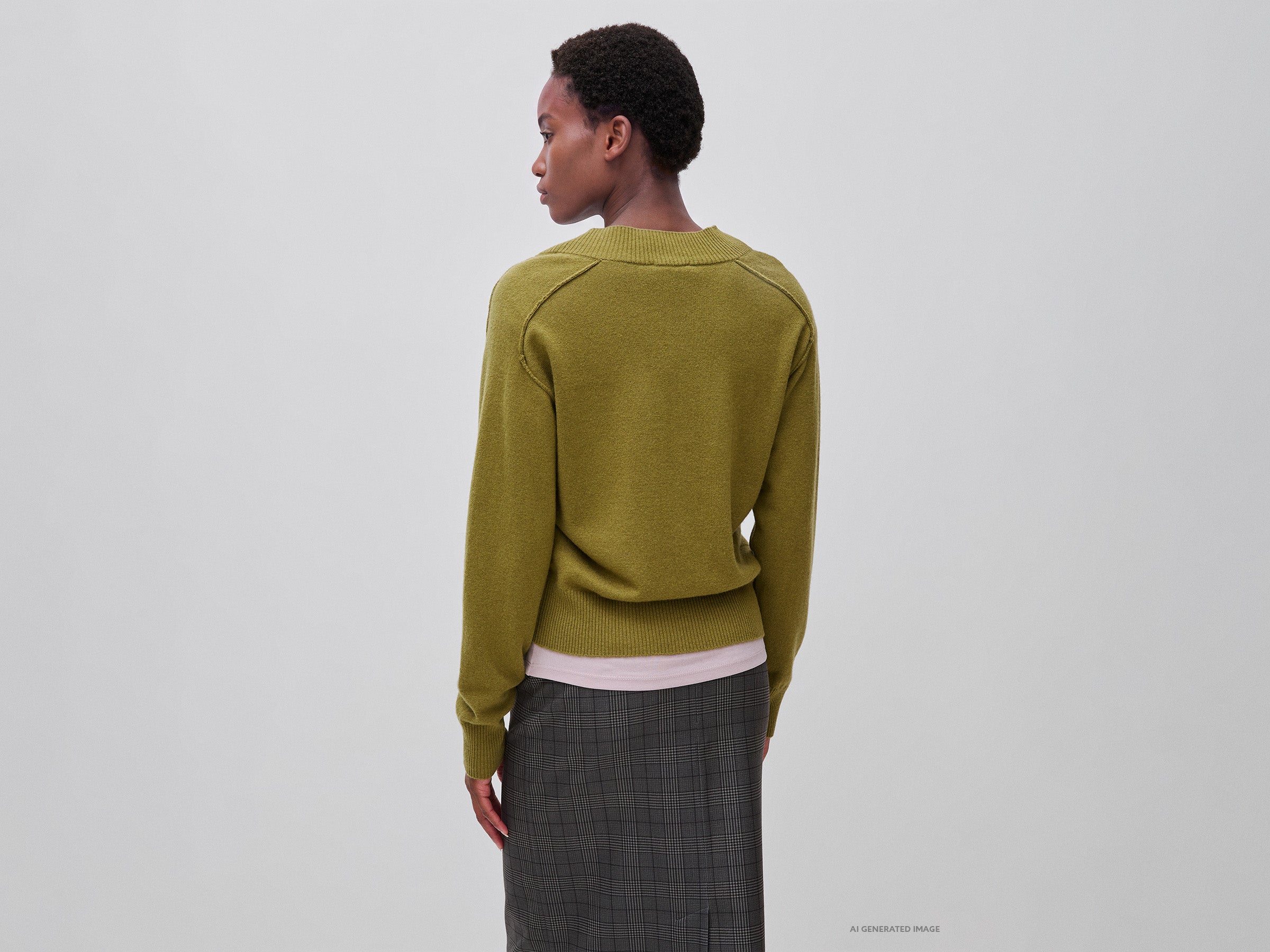 United Colors of Benetton Maglione Scollo V Cashmere M