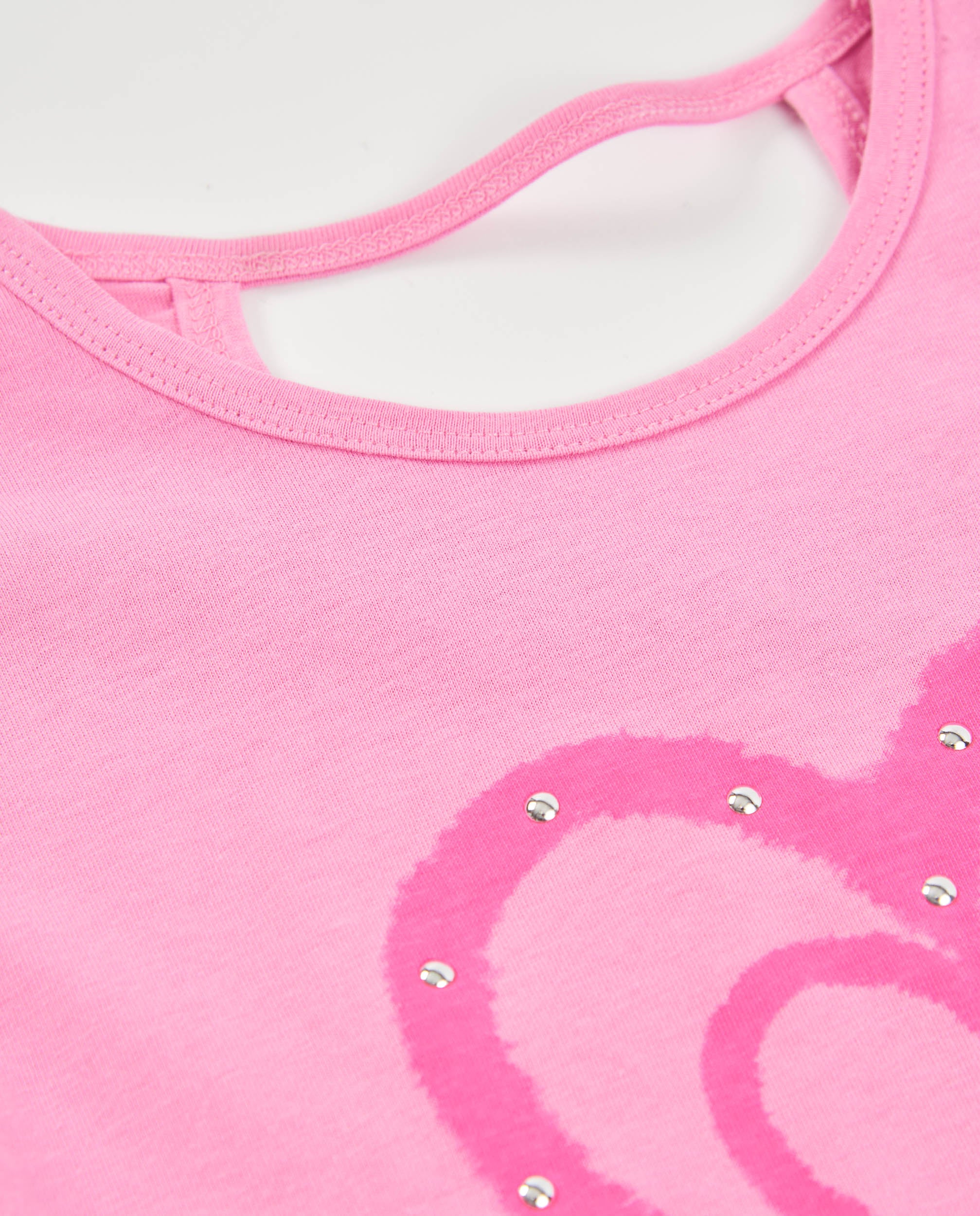 TucTuc Magliette T-Shirt Bimba Rosa Maniche Lunghe