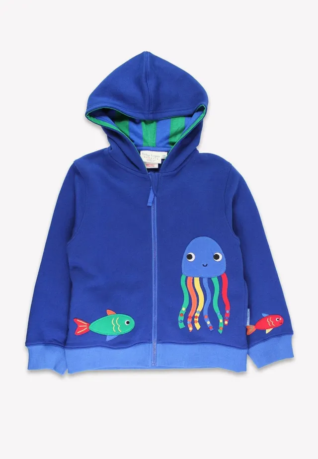 Toby Tiger Medusa Felpa Cappuccio cotone bio 4-5 anni
