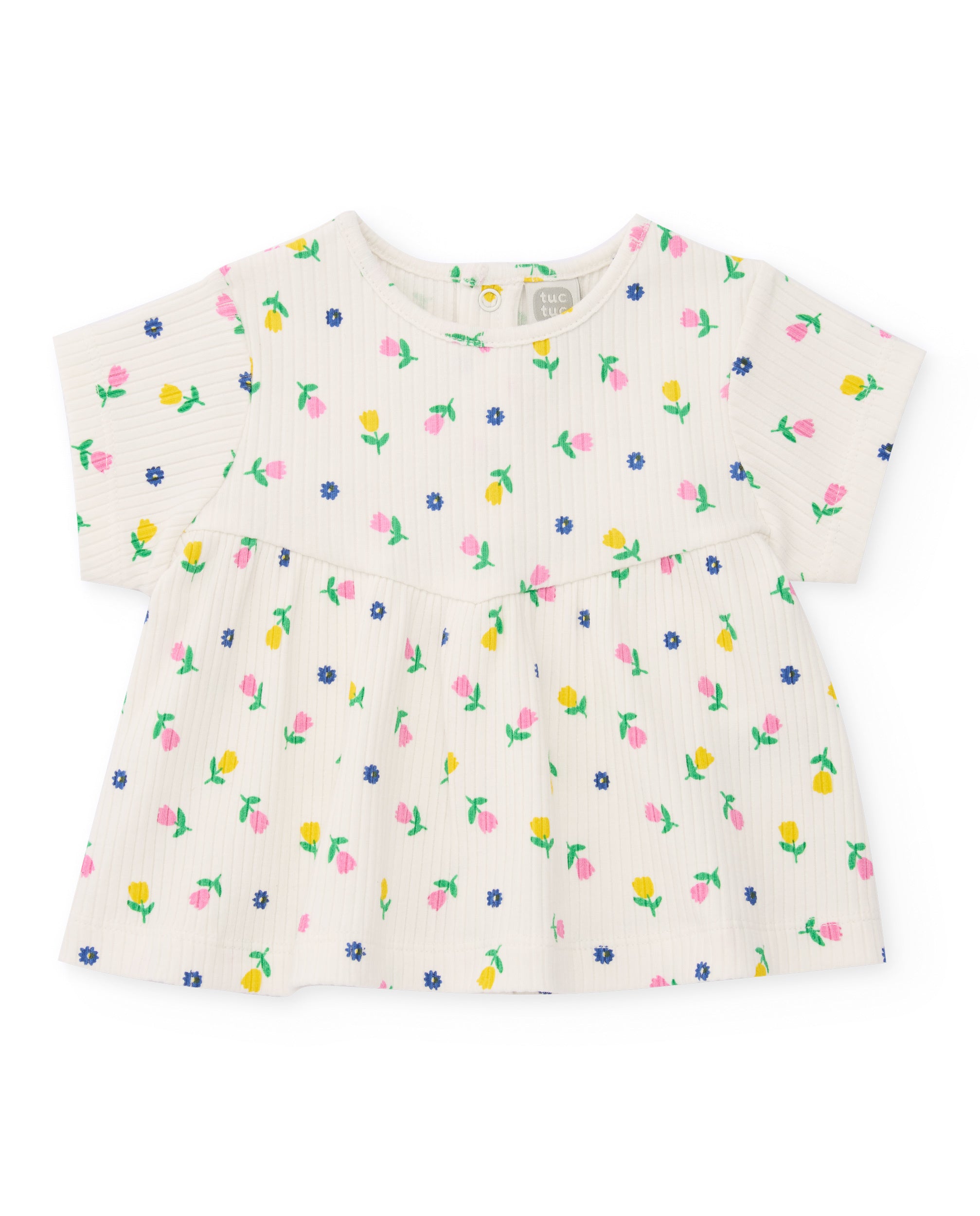 TucTuc Completi completino neonata beige design floreale