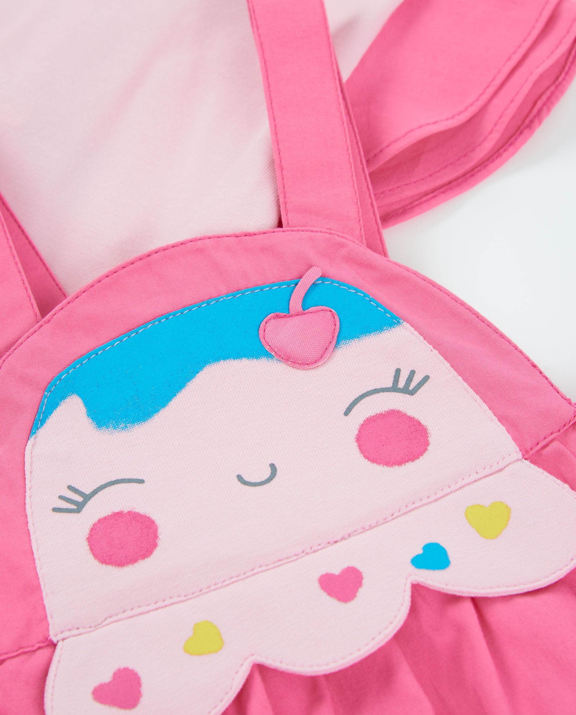 TucTuc Completi completo neonata rosa salopette gonna