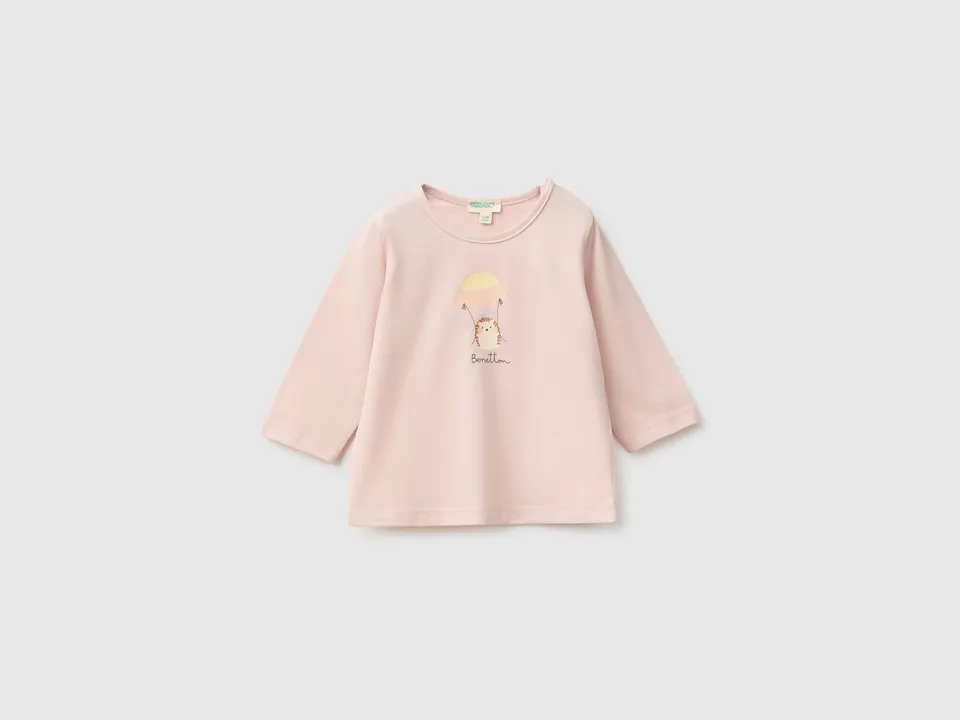 United Colors of Benetton Organic T-shirt maglietta cotone bio neonato