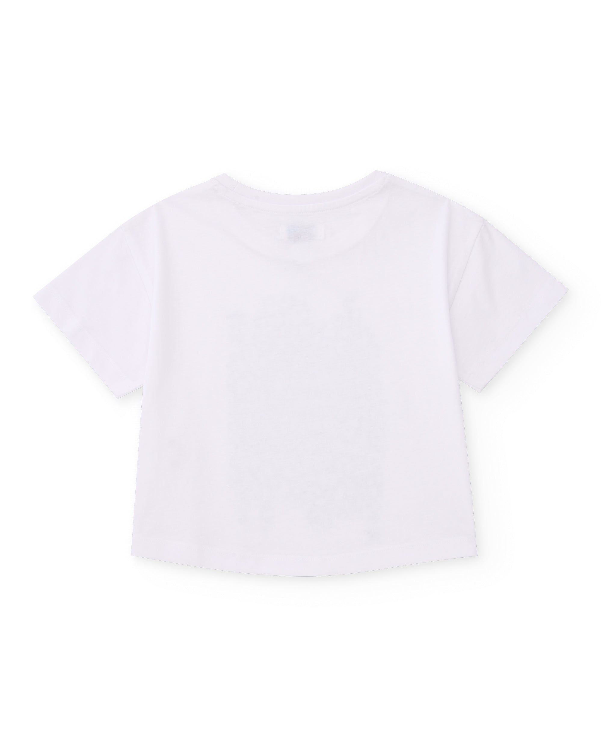 TucTuc Magliette t-shirt bambina bianca stampa metallizzata