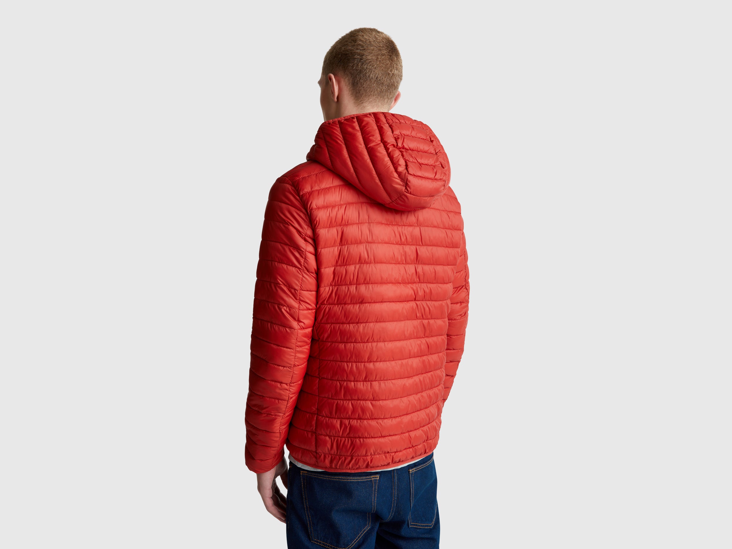 United Colors of Benetton Jackets piumino nylon cappuccio