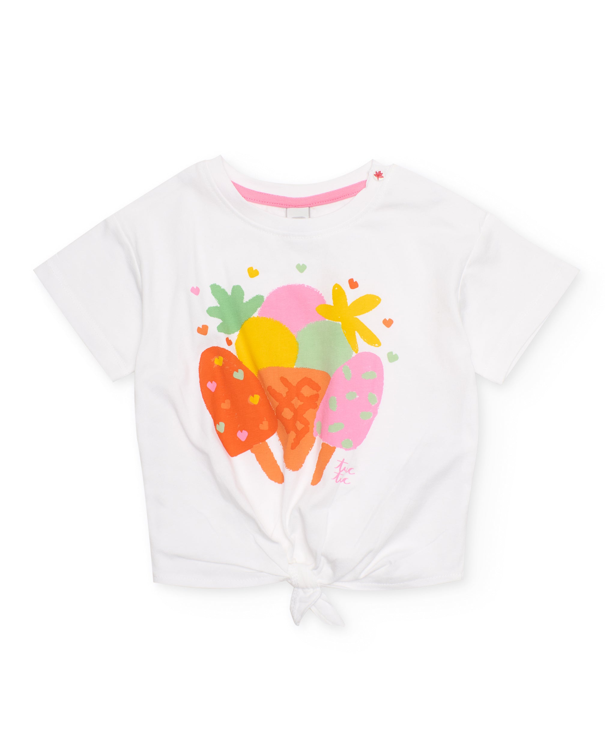 TucTuc Completi Set Bambina 3 Pezzi Rosa Frutta
