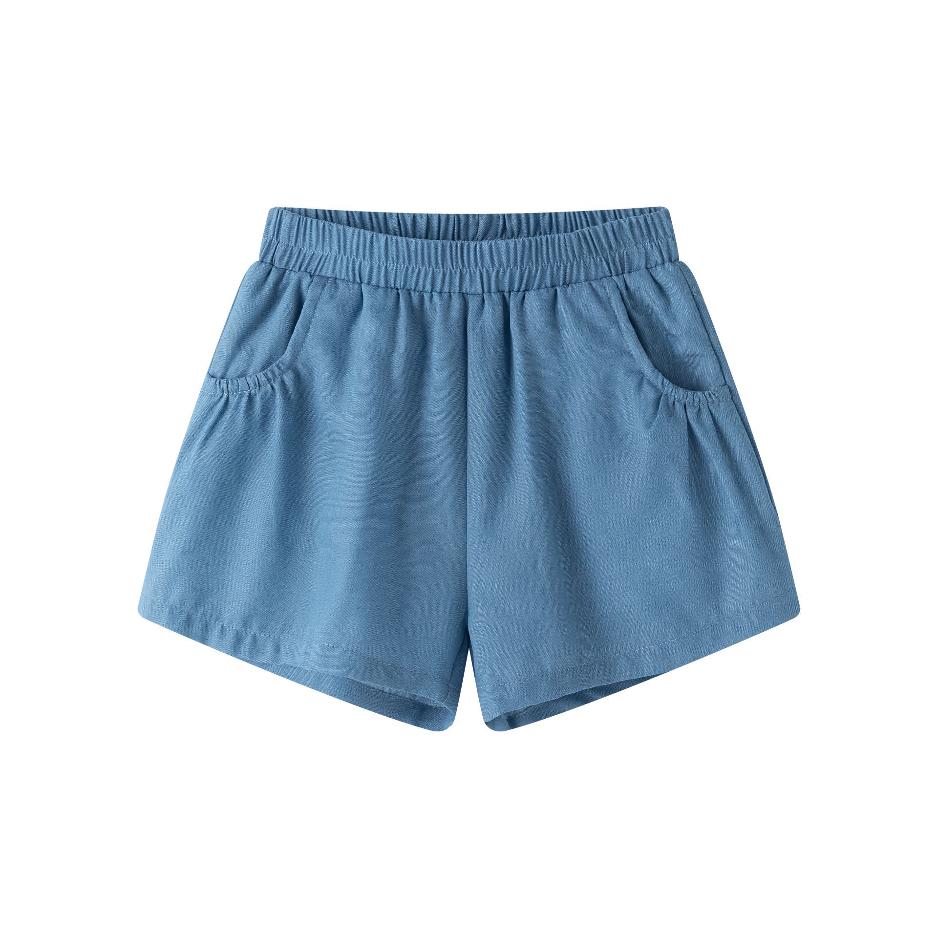 Kokarcia Newness shorts blu bambino cotone con tasche
