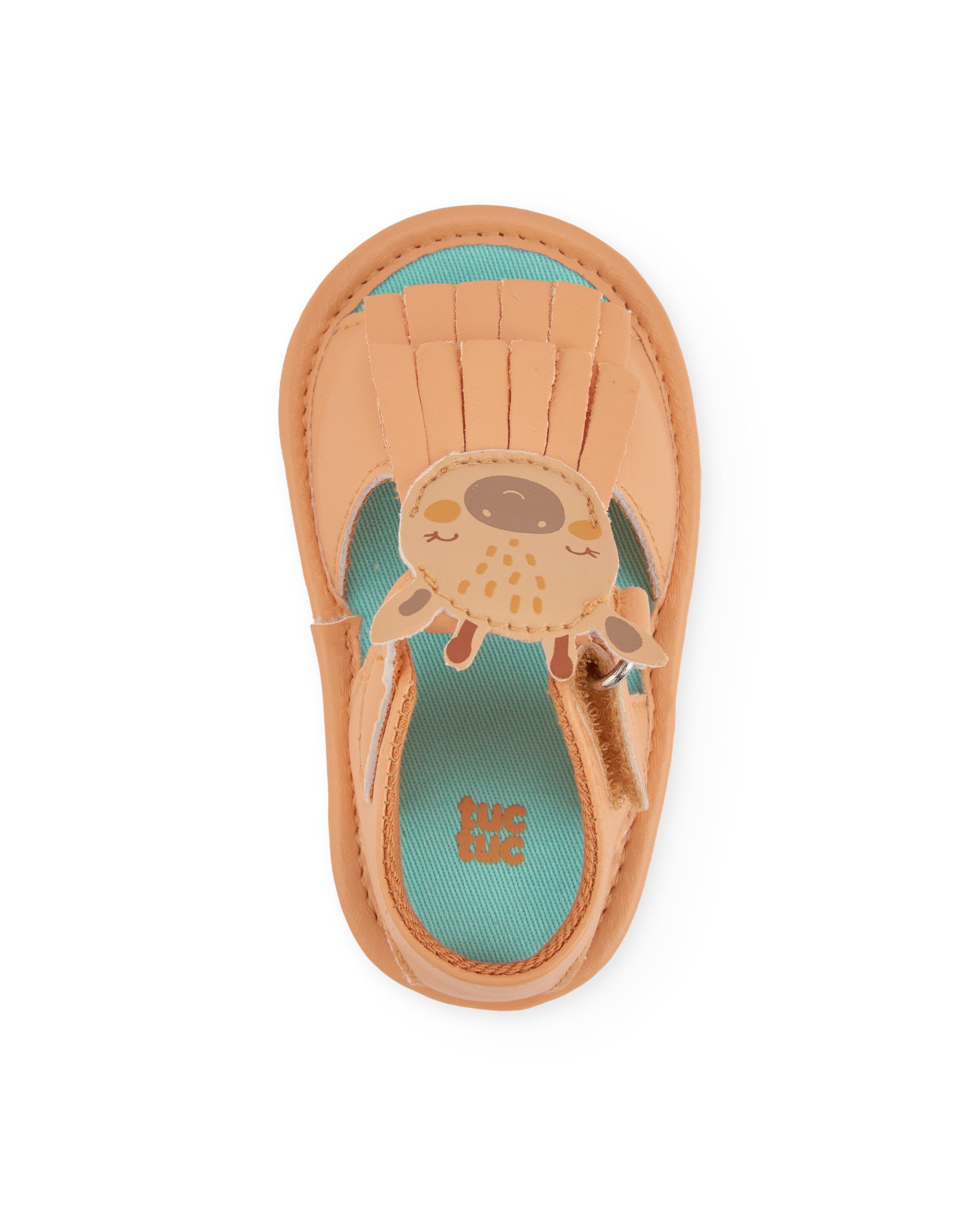 TucTuc Calzature sandali neonato arancione velcro