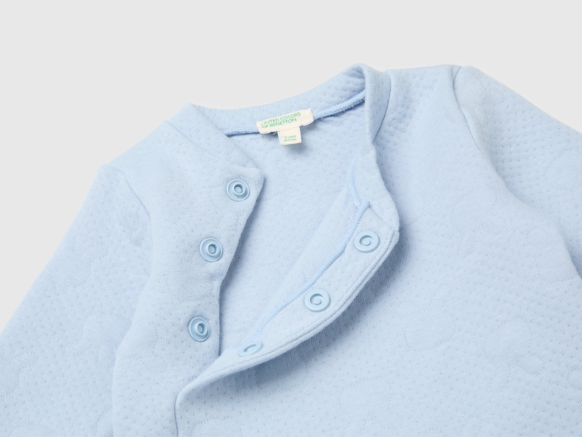 Benetton Bodysuits pagliaccetto jacquard coniglio cotone