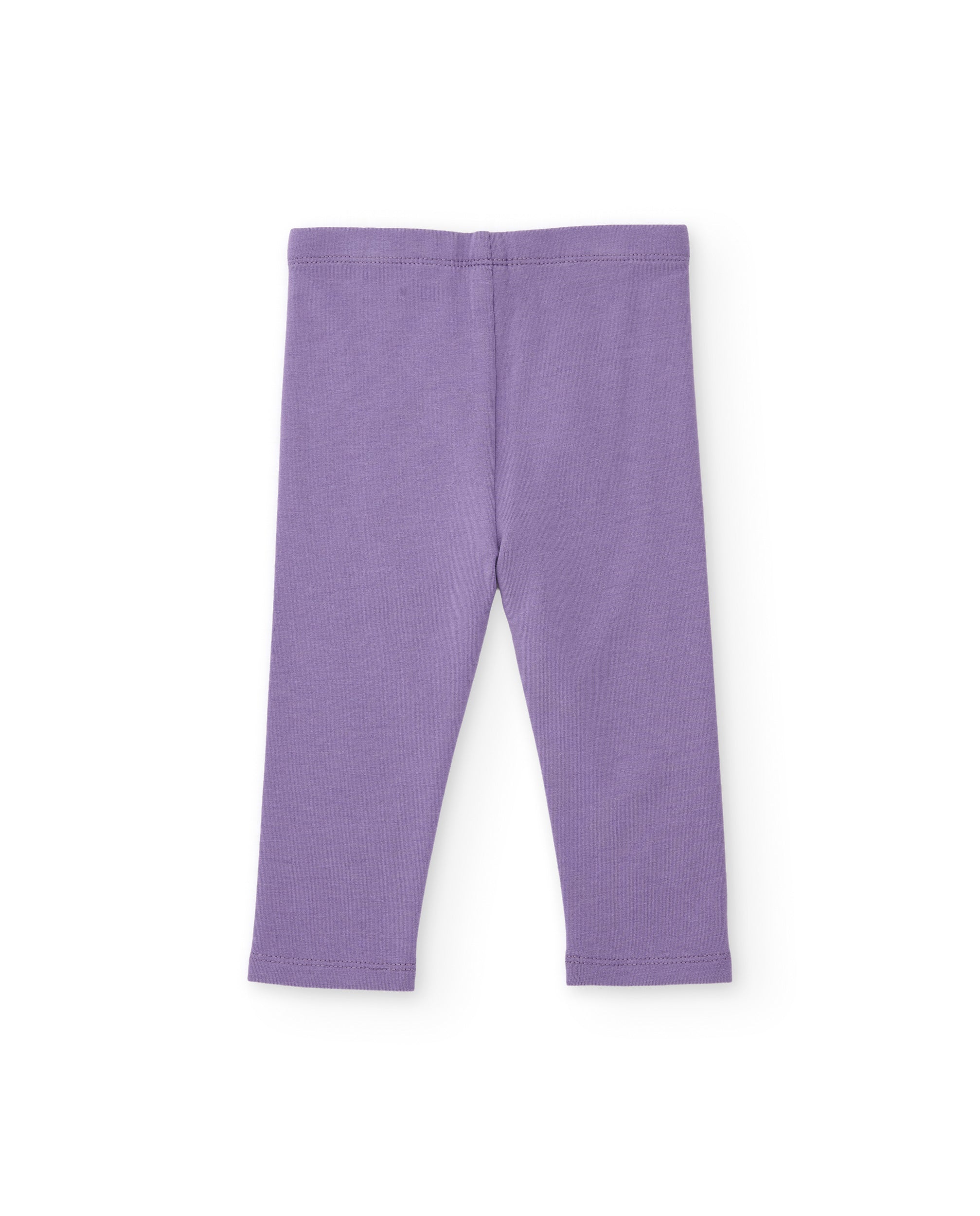 TucTuc Leggings felpa bambina lilla elasticizzato