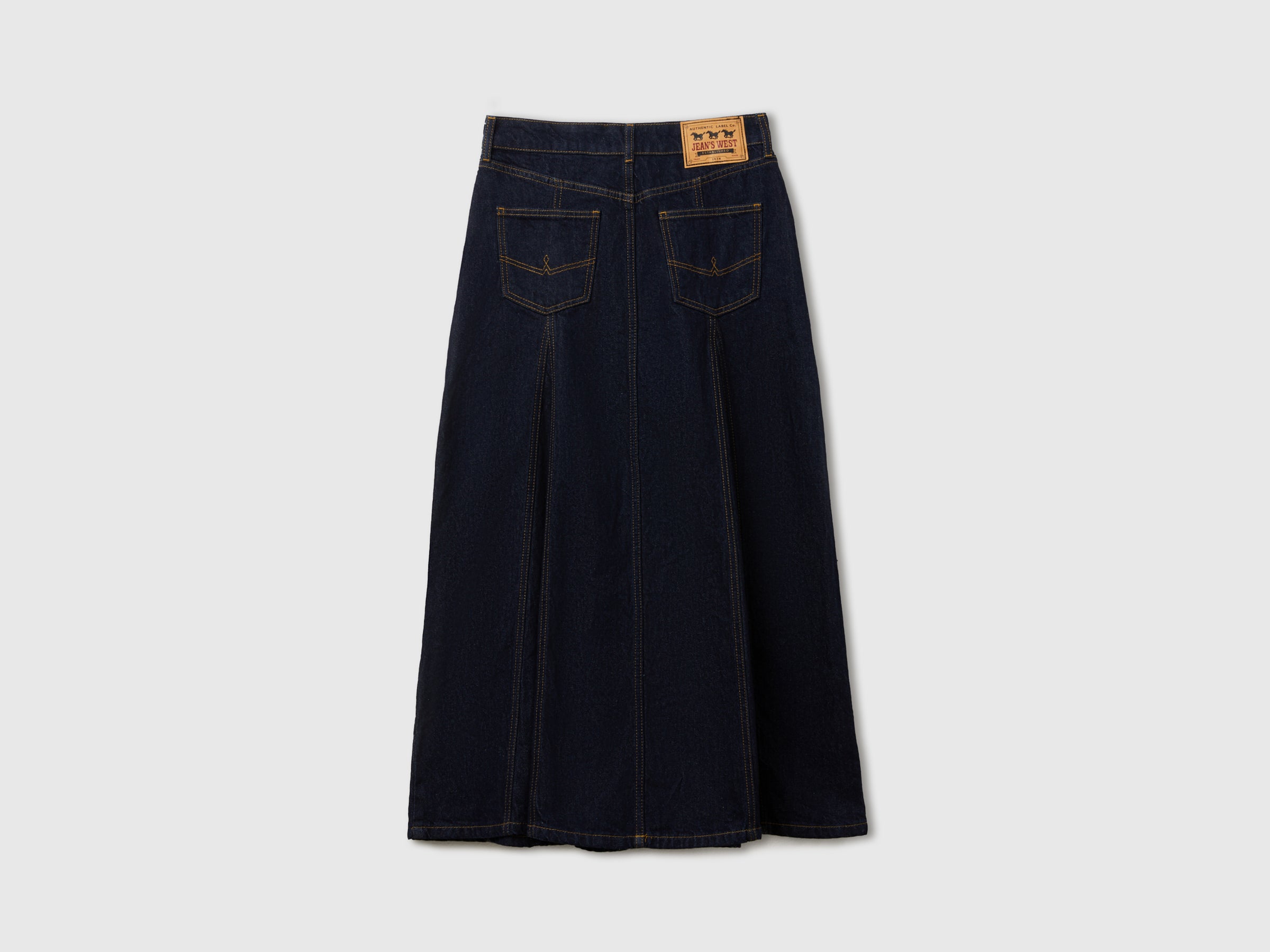 United Colors of Benetton Gonna Denim Effetto Usato Cotone 27