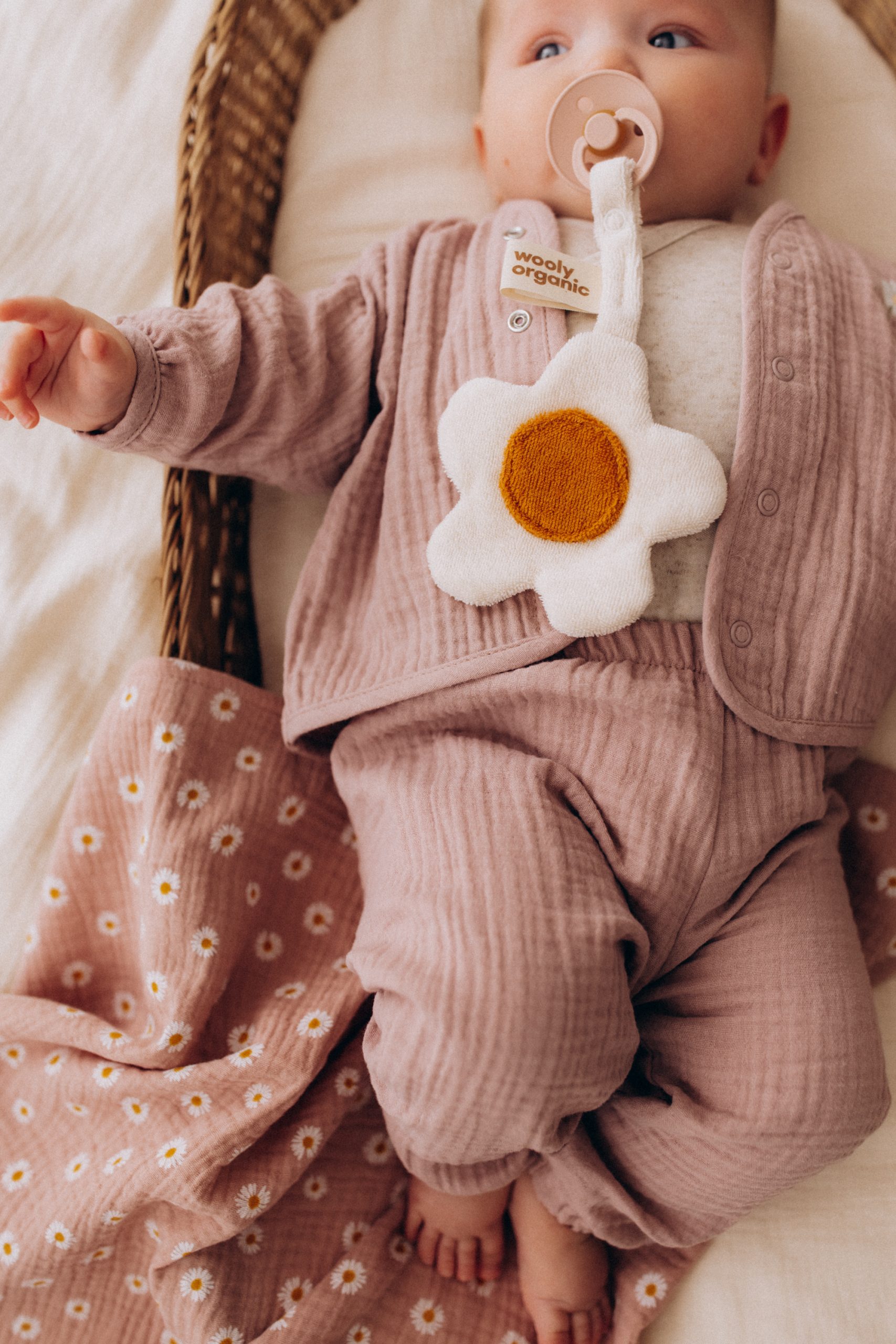 Woolly Organic Accessori set 2 panni neonato cotone mussola