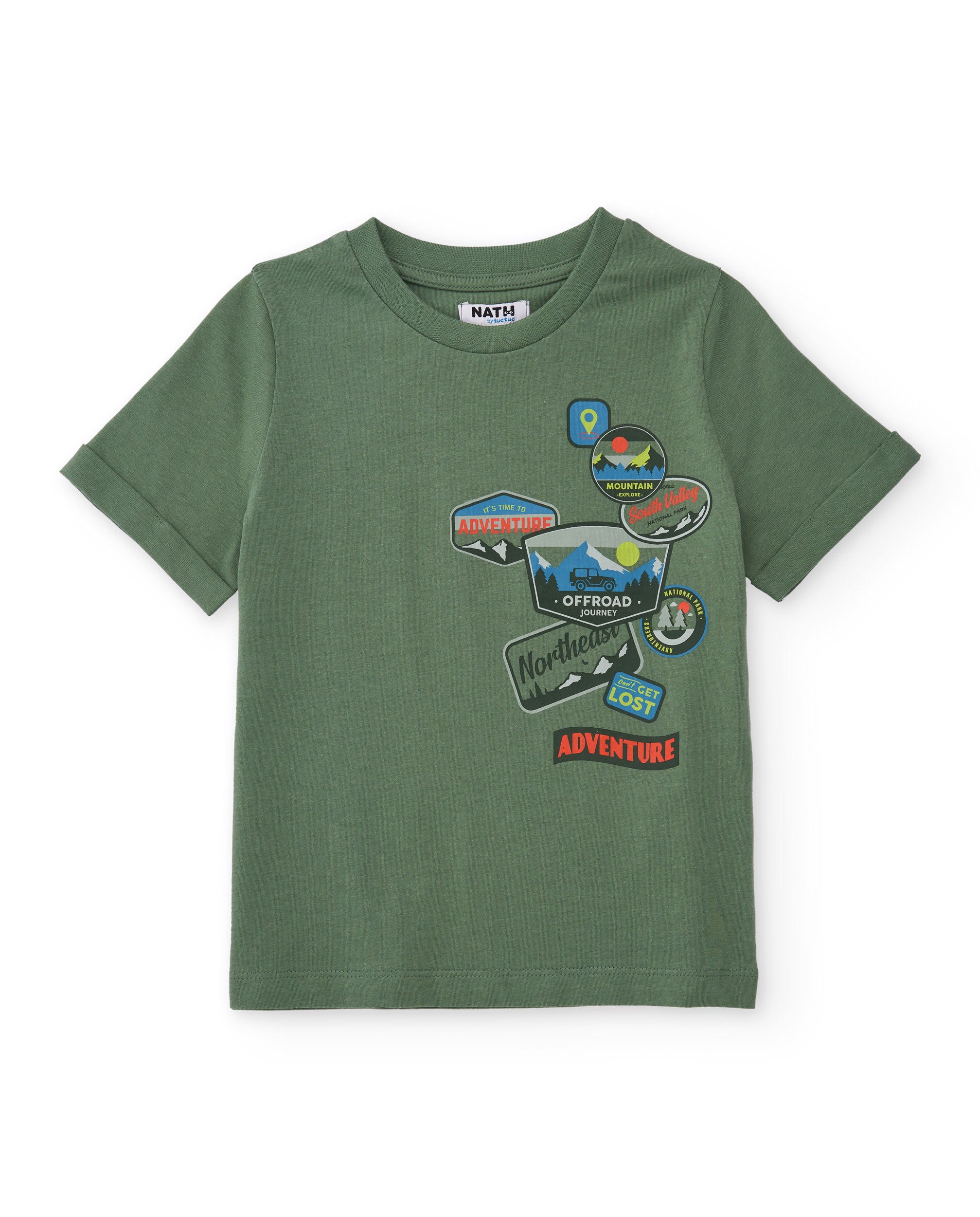 TucTuc Completi bambino esploratore maglia verde 2 pezzi