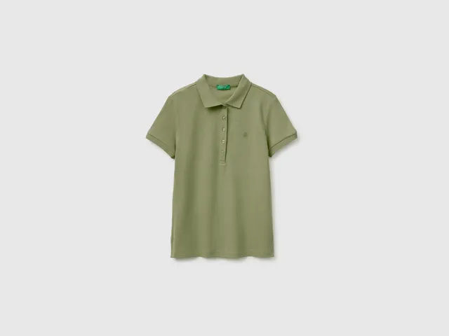 United Colors of Benetton Polos Polo Slim Piqué Cotone Stretch