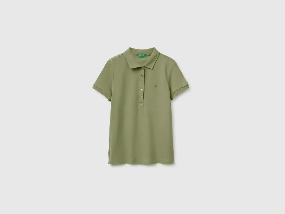 United Colors of Benetton Polos Polo Slim Piqué Cotone Stretch