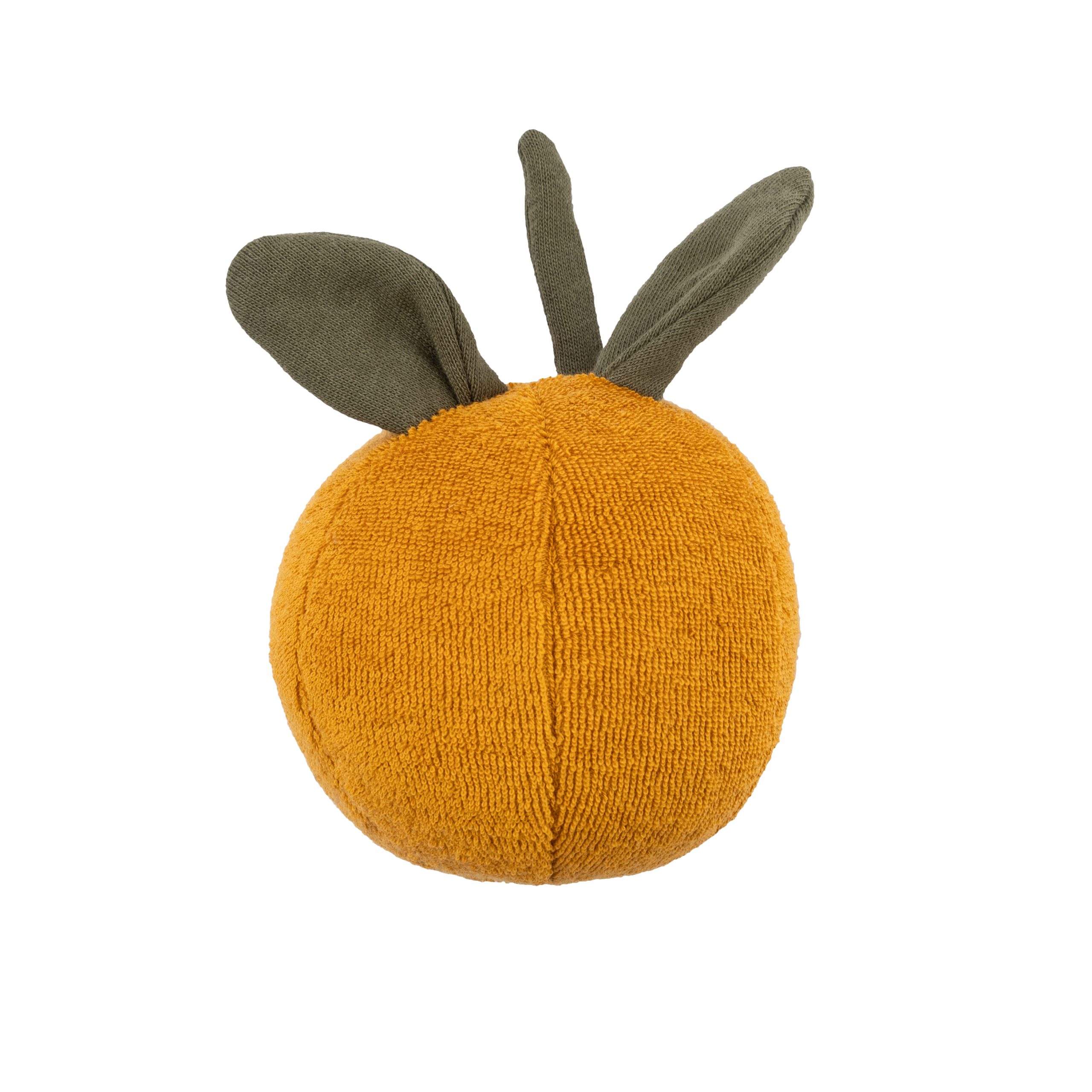 Woolly Organic Rattle sonaglio peluche arancione 9 cm