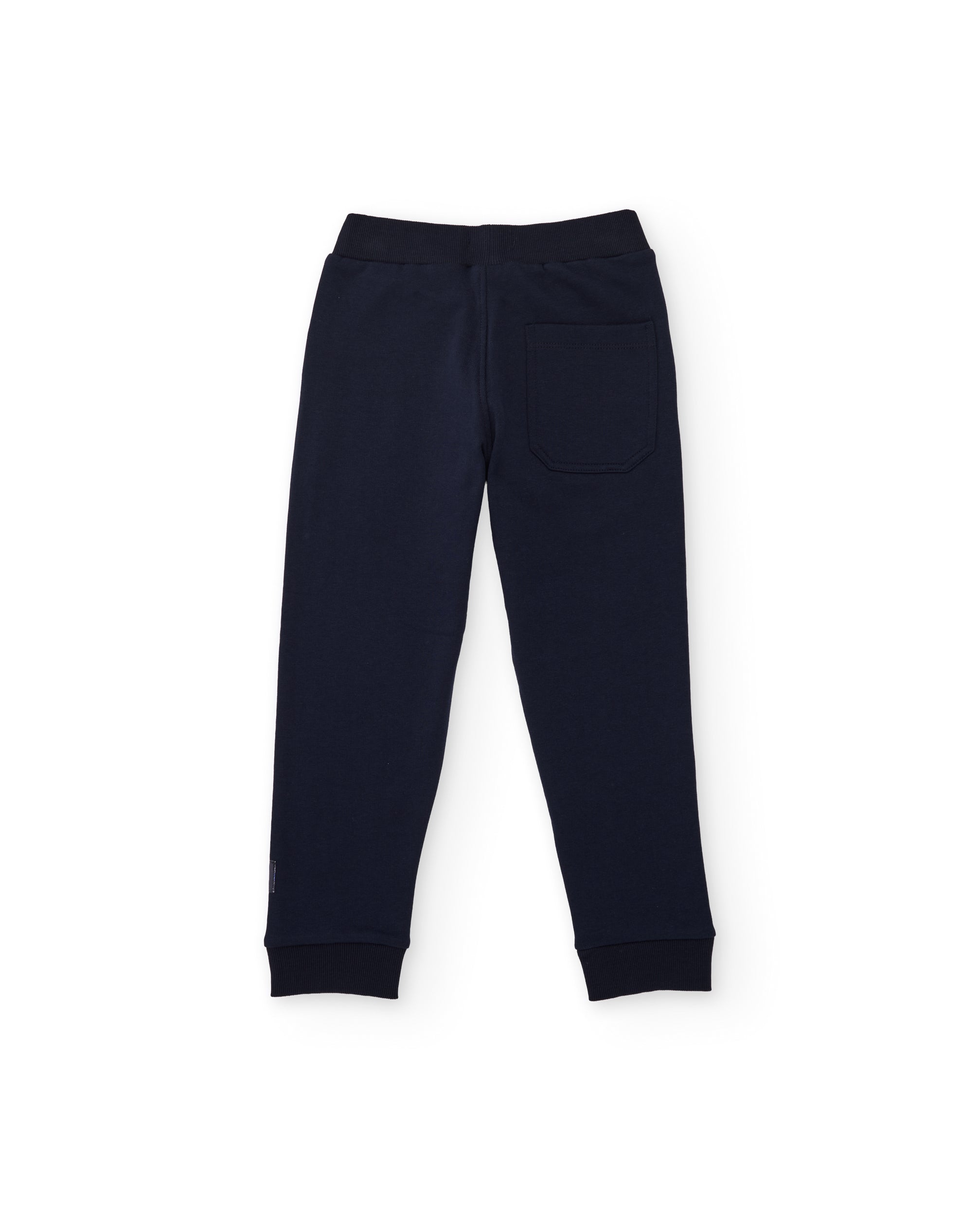 TucTuc Pantaloni tuta bambino blu navy graffiti felpa