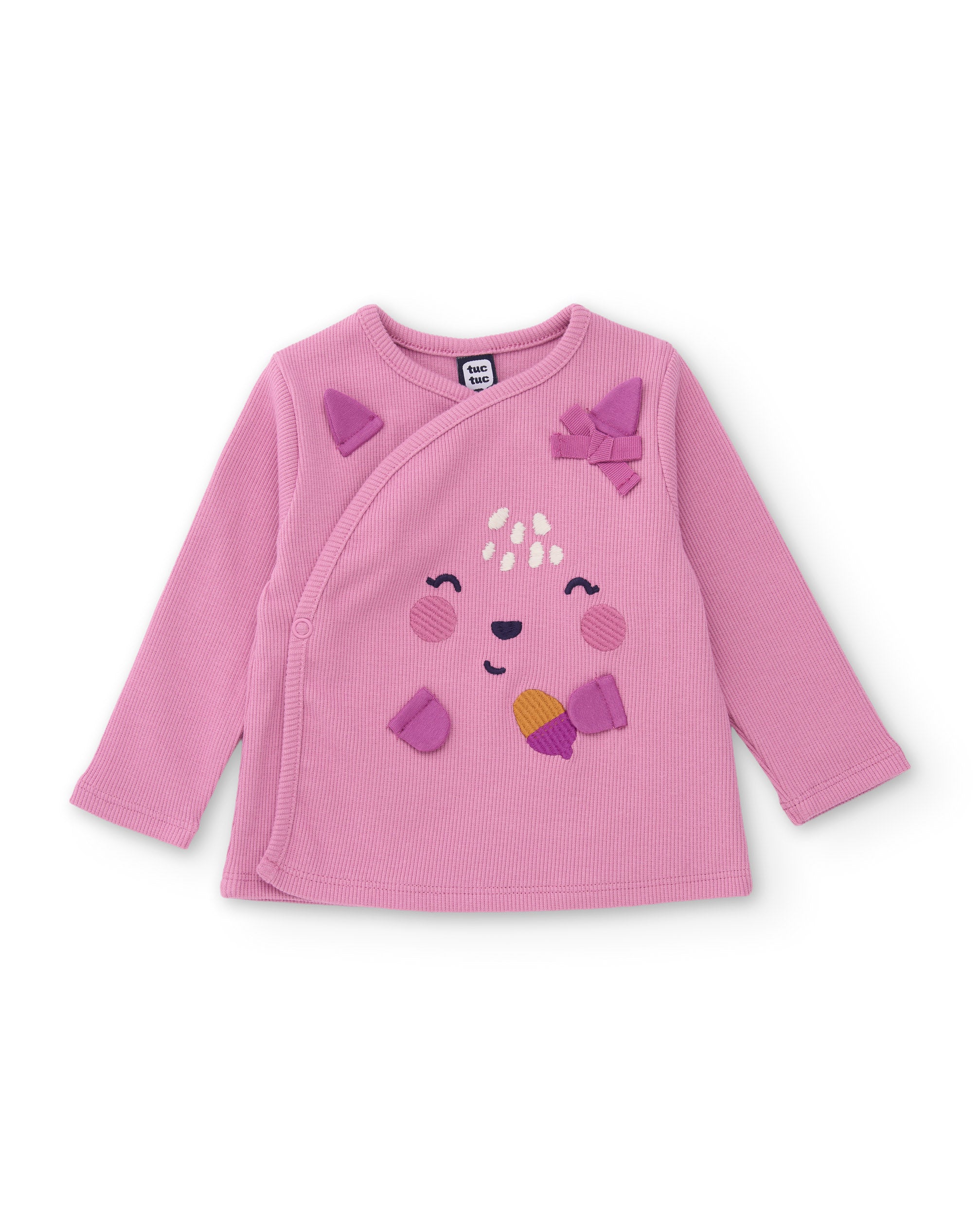 TucTuc Completi Completo Neonato Maglia Rosa con Piedini