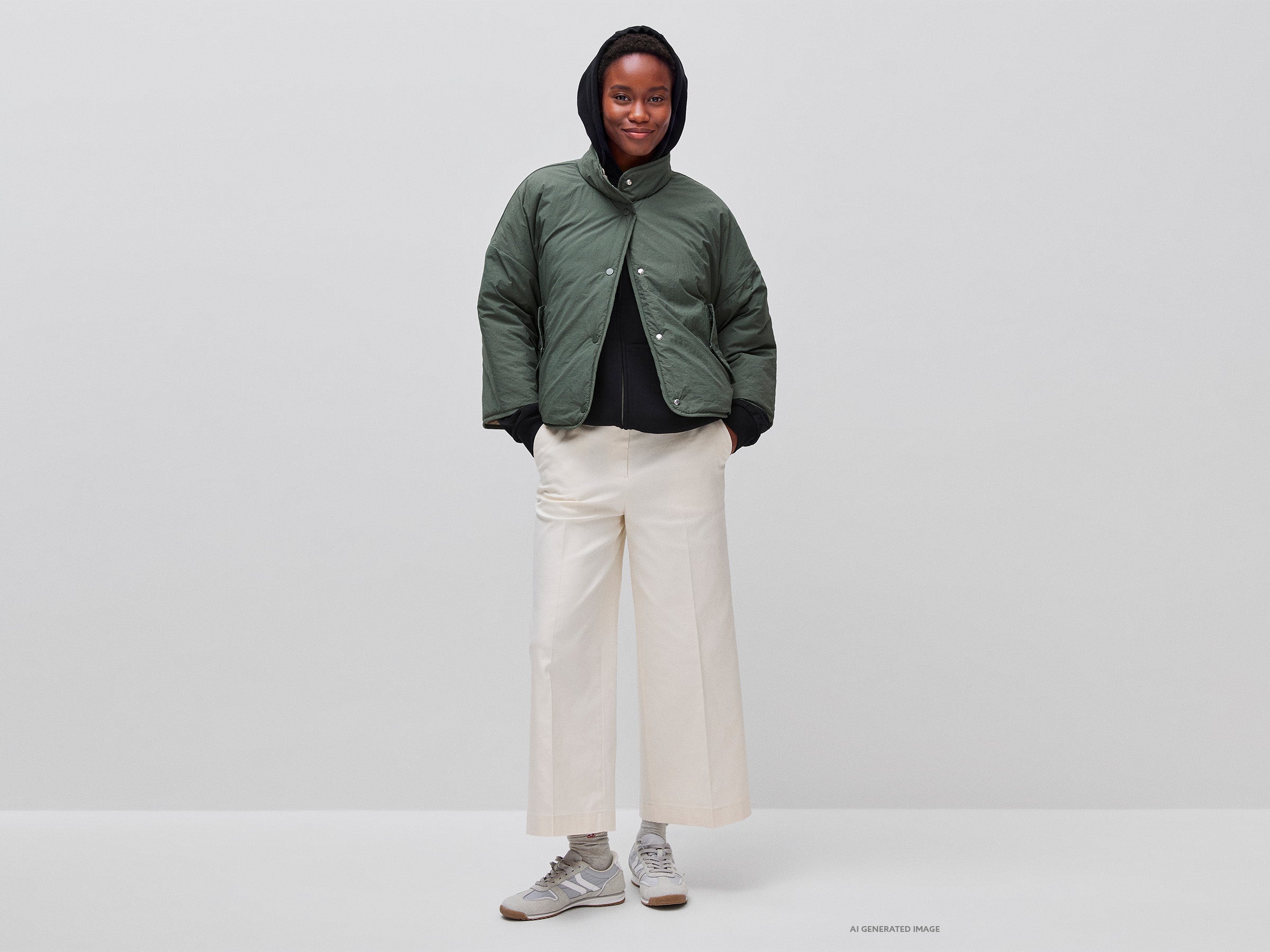 United Colors of Benetton Piumino Double Face Giacca Nylon M