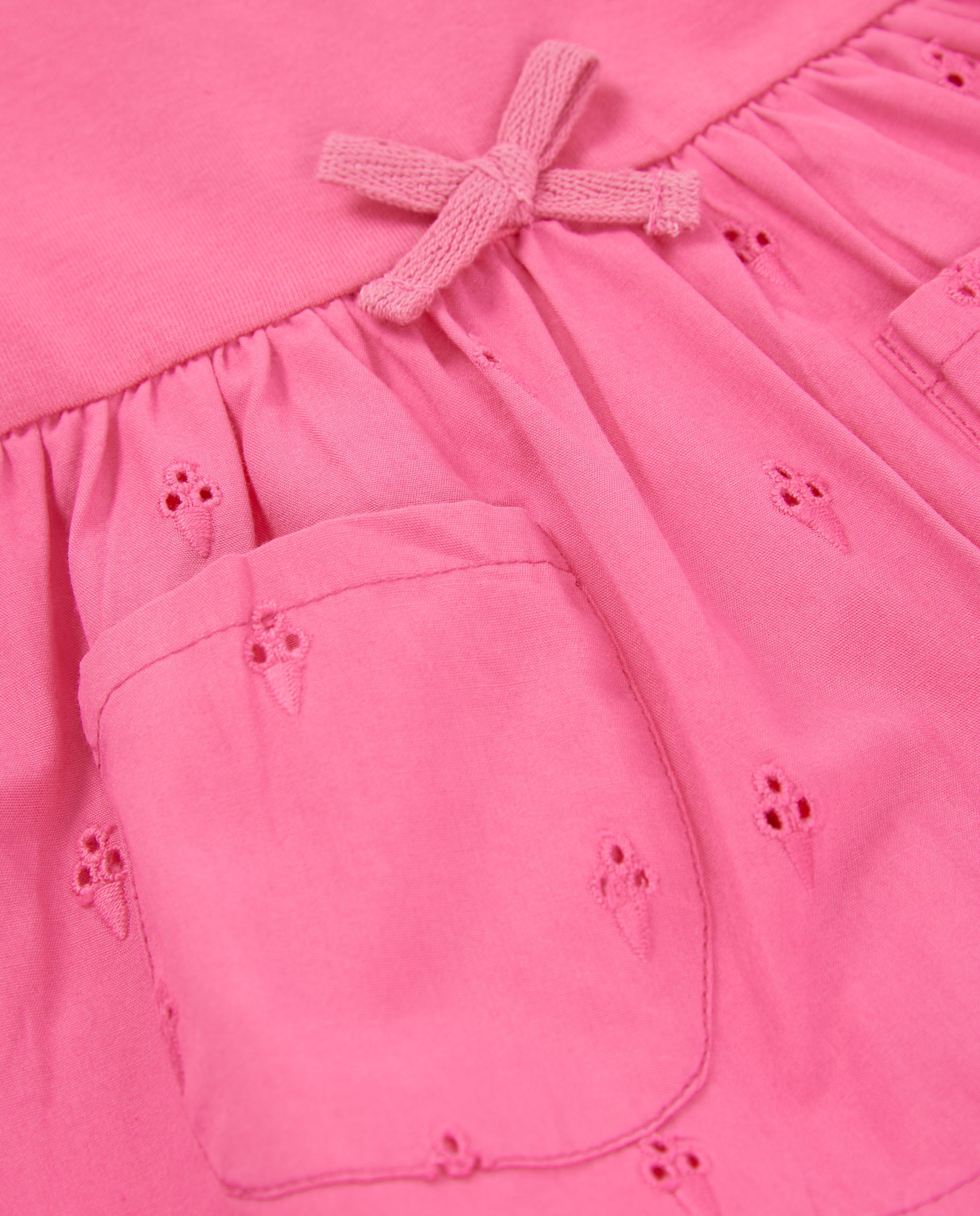 TucTuc Vestiti Vestito Neonato Cotone Rosa con Culotte