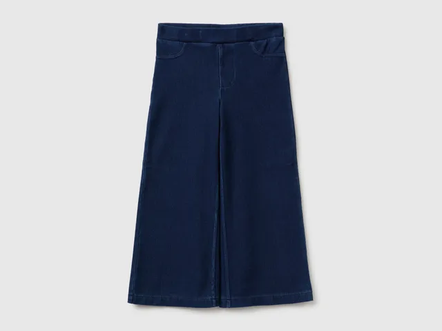 United Colors of Benetton Wide-fit jeans larghi denim cotone bimbo