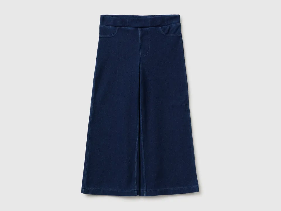 United Colors of Benetton Wide-fit jeans larghi denim cotone bimbo