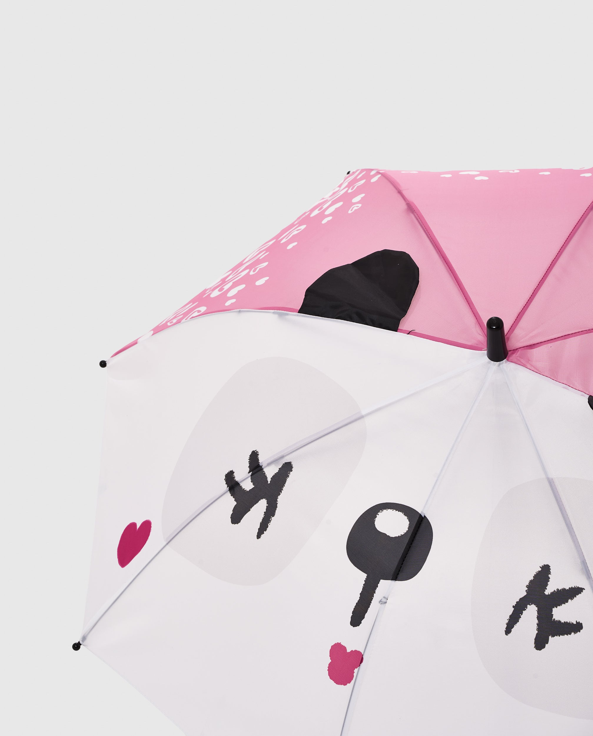 TucTuc Accessori ombrello bambina rosa cuori automatico