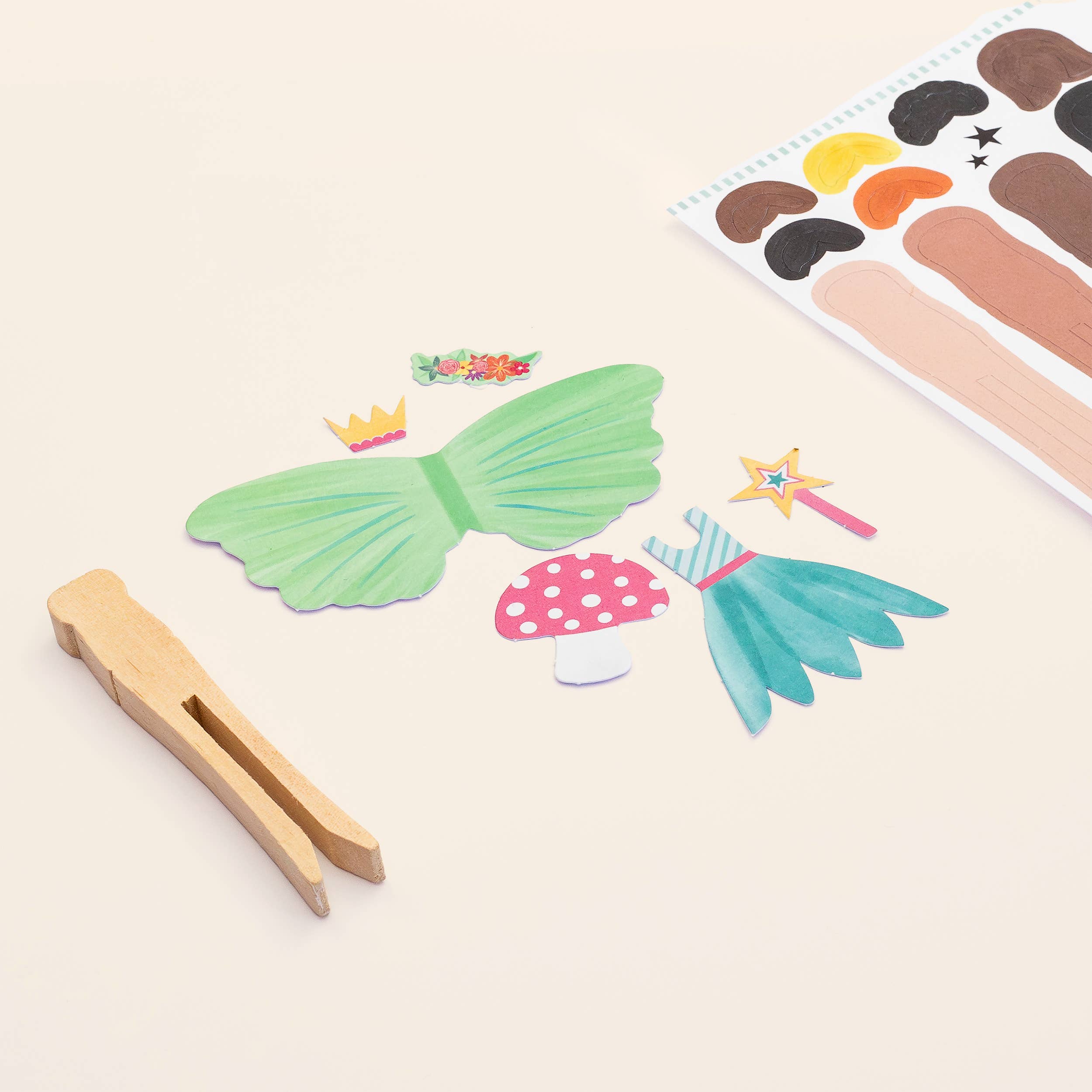 Cotton Twist Fata kit creativo bambola legno dai 3 anni