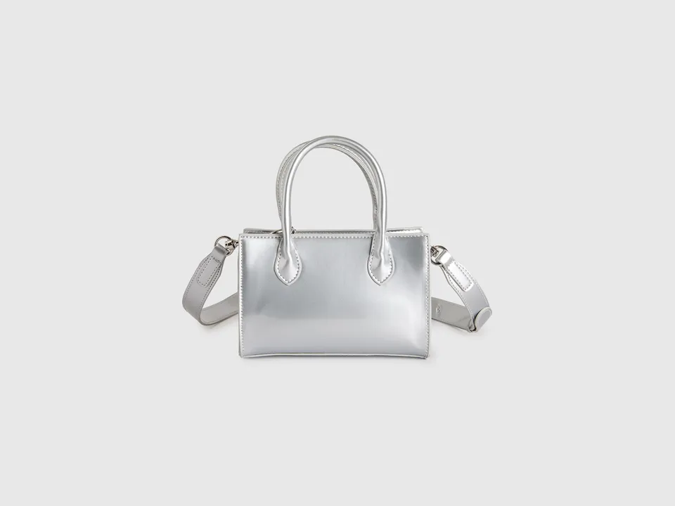 United Colors of Benetton Mini Bag Vernice Borsa Tracolla Lucida