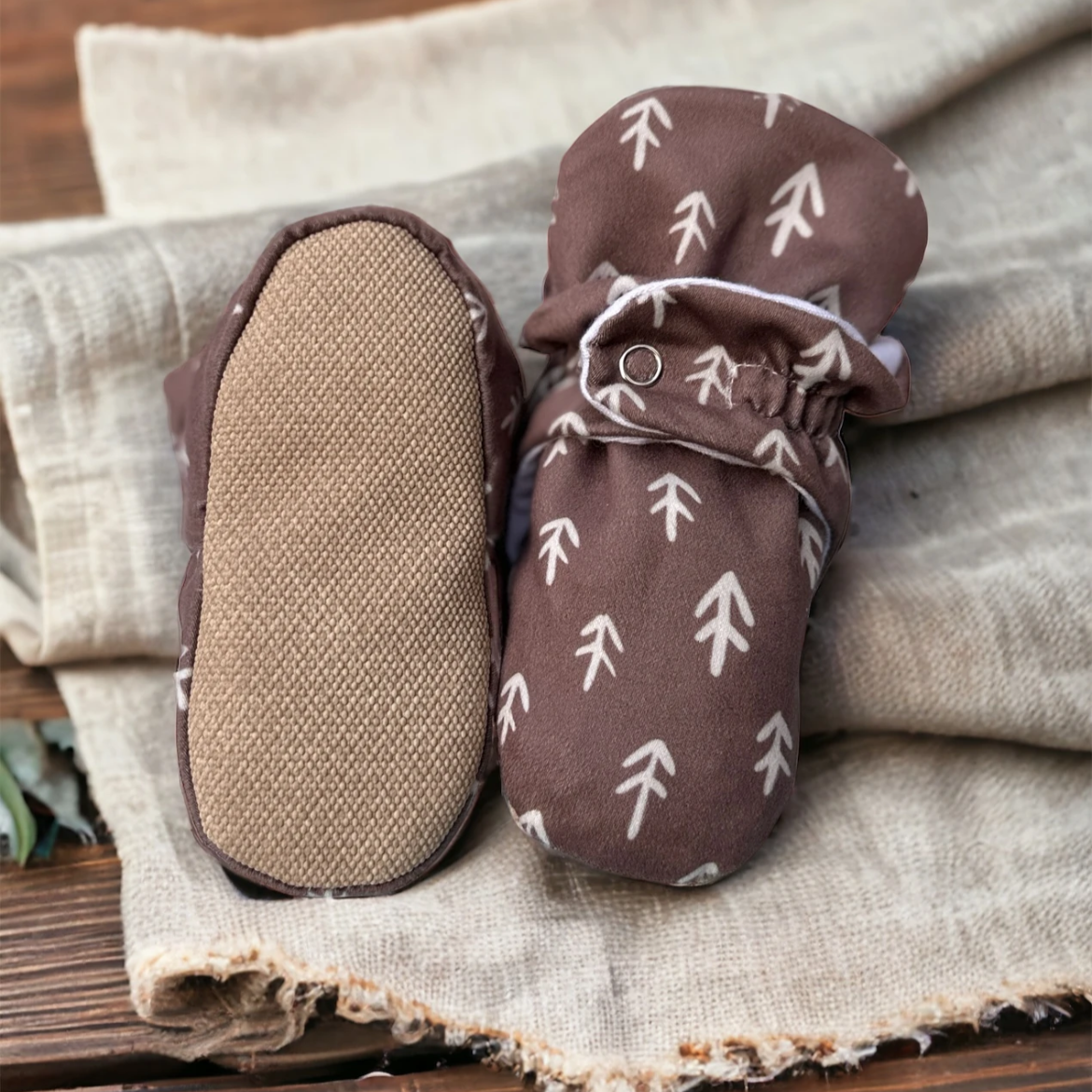 Kokopatik Scarpine Baby Freccia Cotone Senza Imbottitura