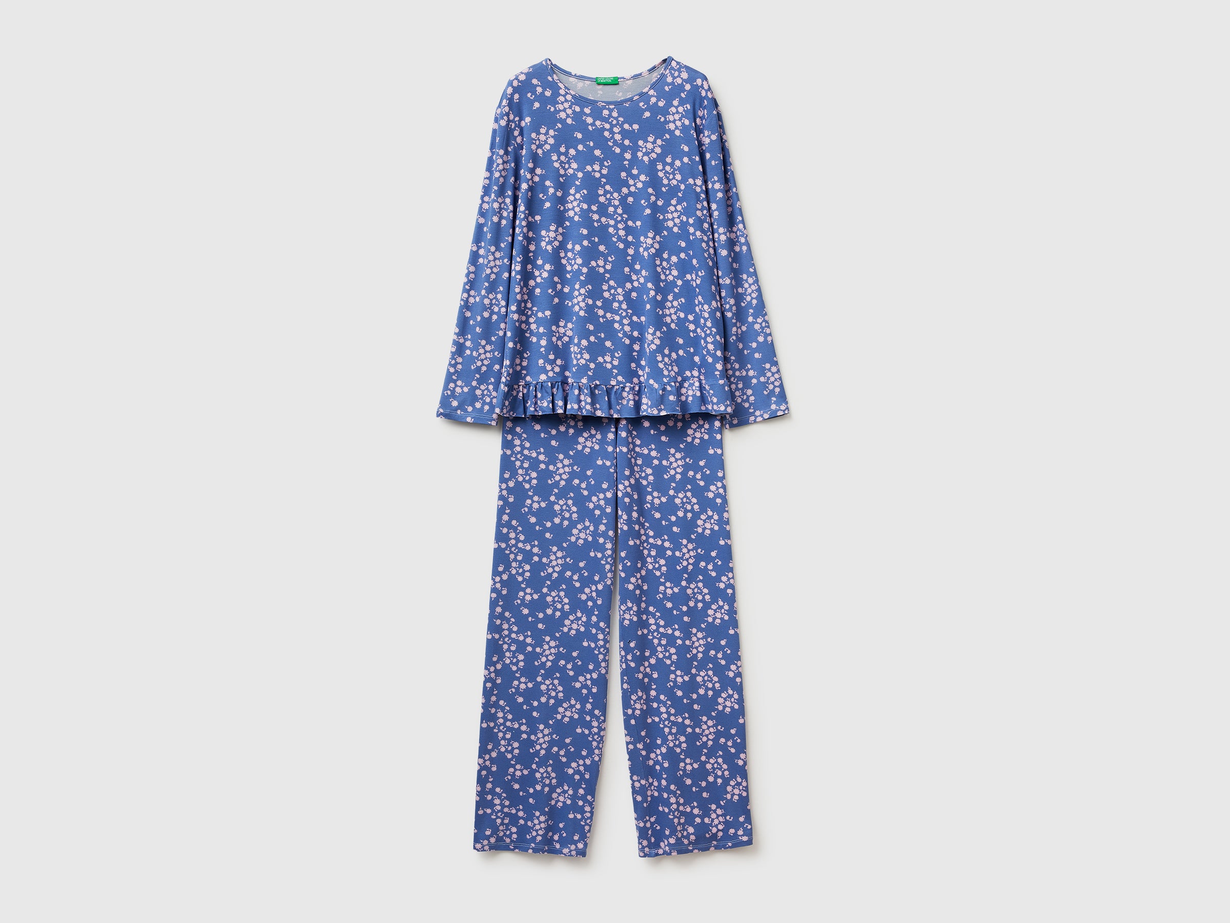 United Colors of Benetton pigiama modal fantasia floreale taglia M